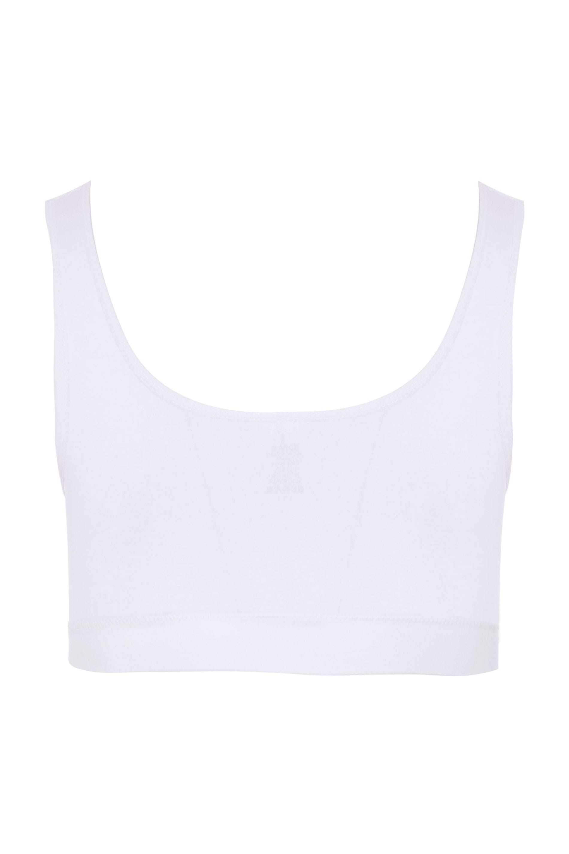 YOURS Plus Size White Seamless Padded Non-Wired Bralette | Yours Clothing 5
