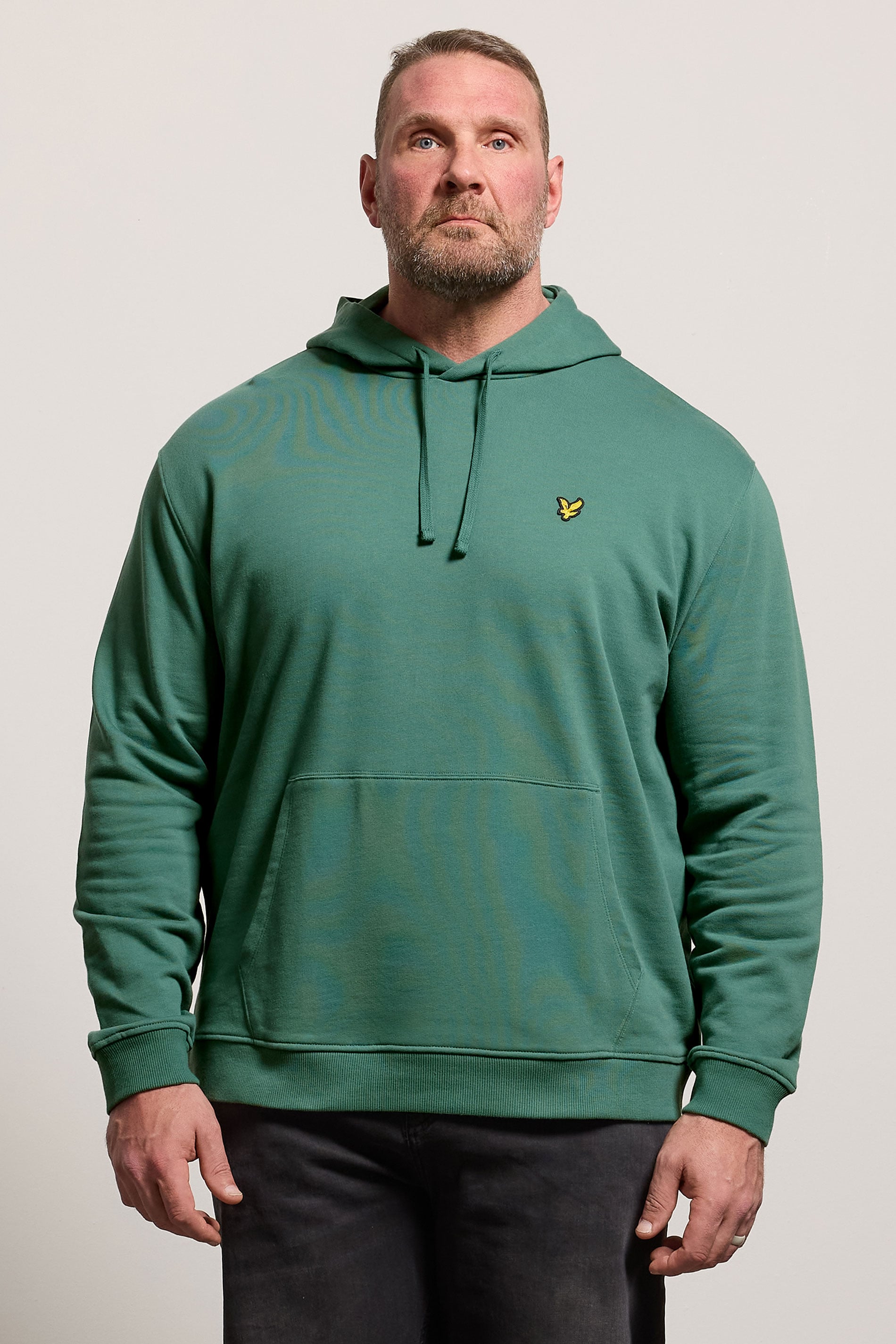 LYLE & SCOTT Big & Tall Everglade Green Hoodie | BadRhino 3