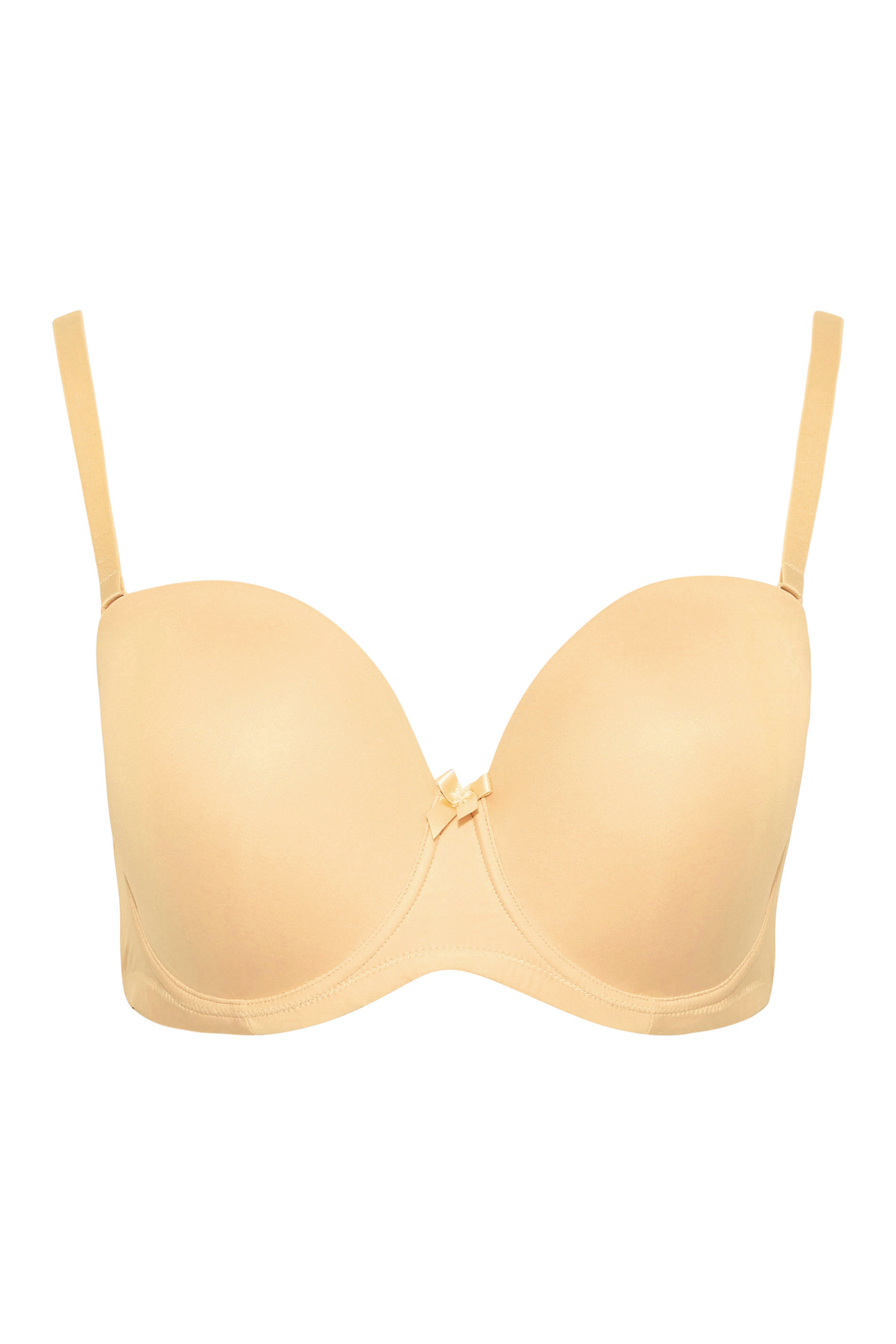 YOURS Plus Size Nude Moulded Underwired Full Cup Multiway Bra With Removable Straps | Yours Clothing 5