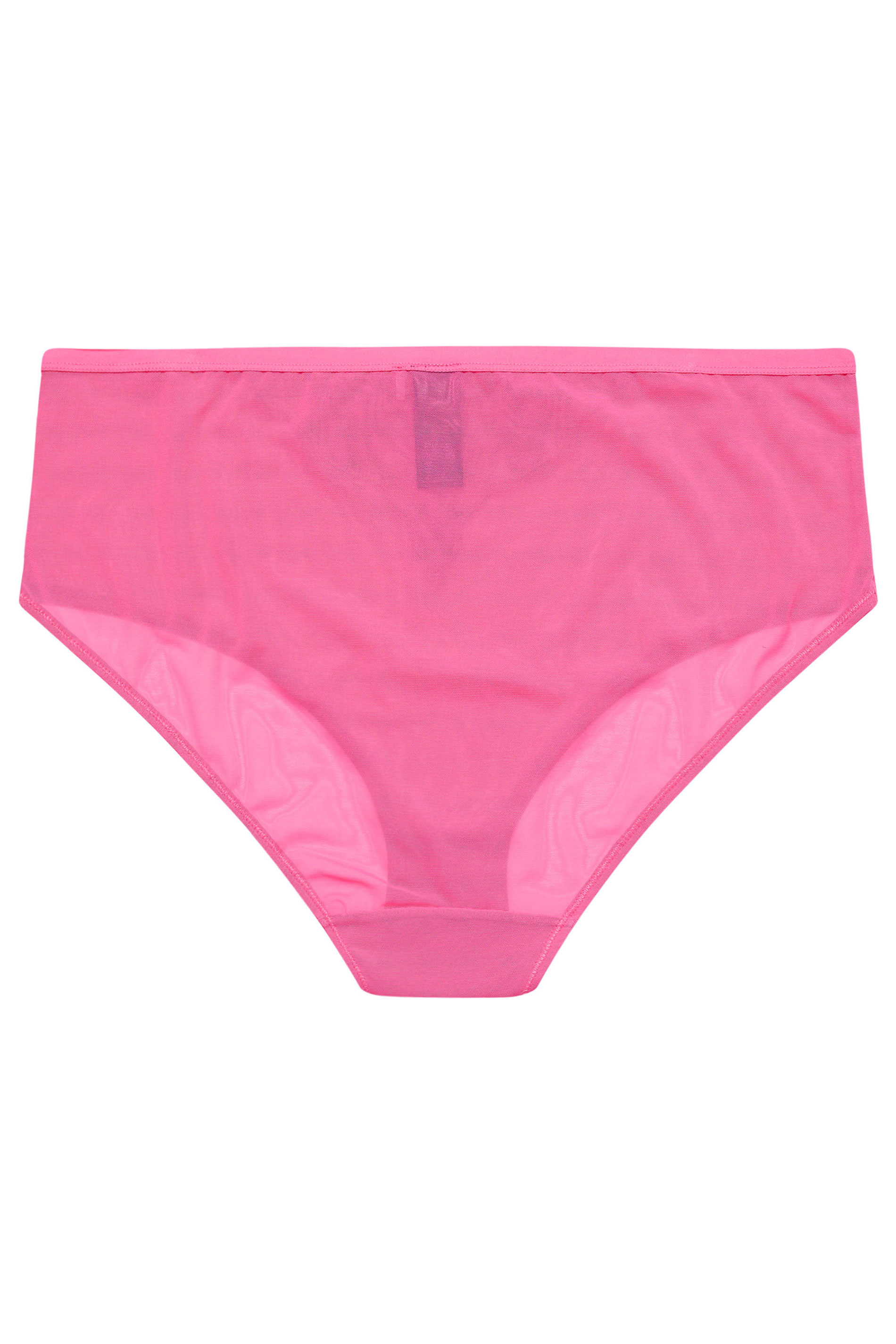 YOURSET 2 PACK Plus Size Pink & Black Briefs | Yours Clothing 9