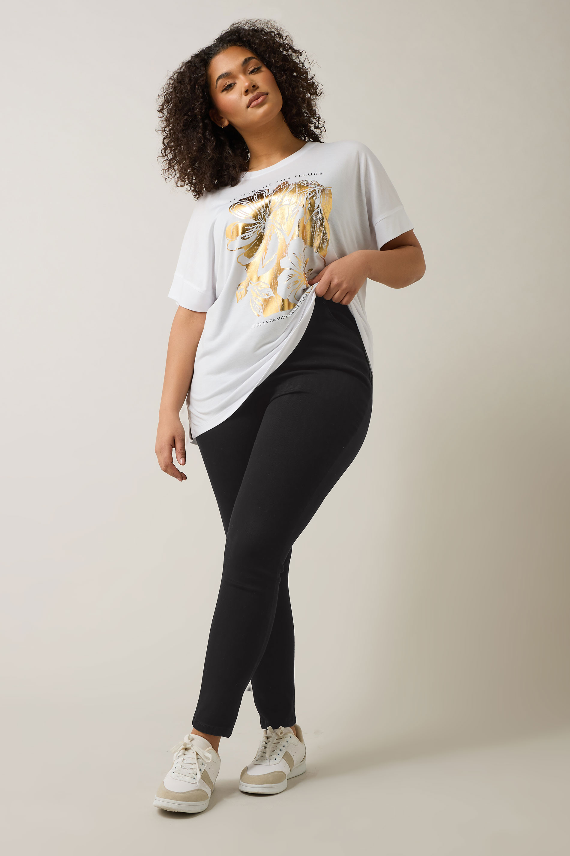 EVANS Plus Size Black Skinny Jeggings | Evans 1