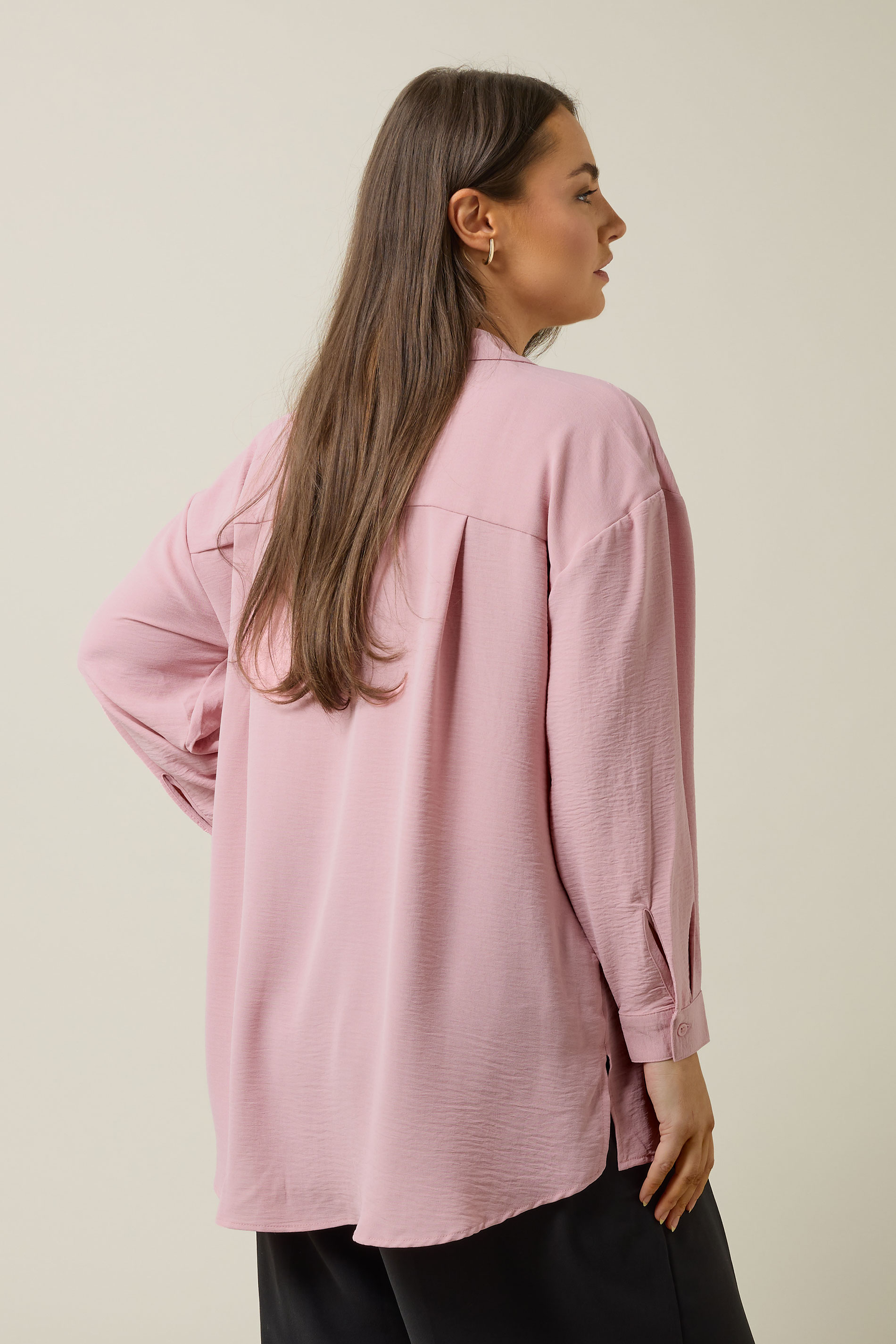 EVANS Plus Size Pink Utility Pocket Shirt | Evans 1