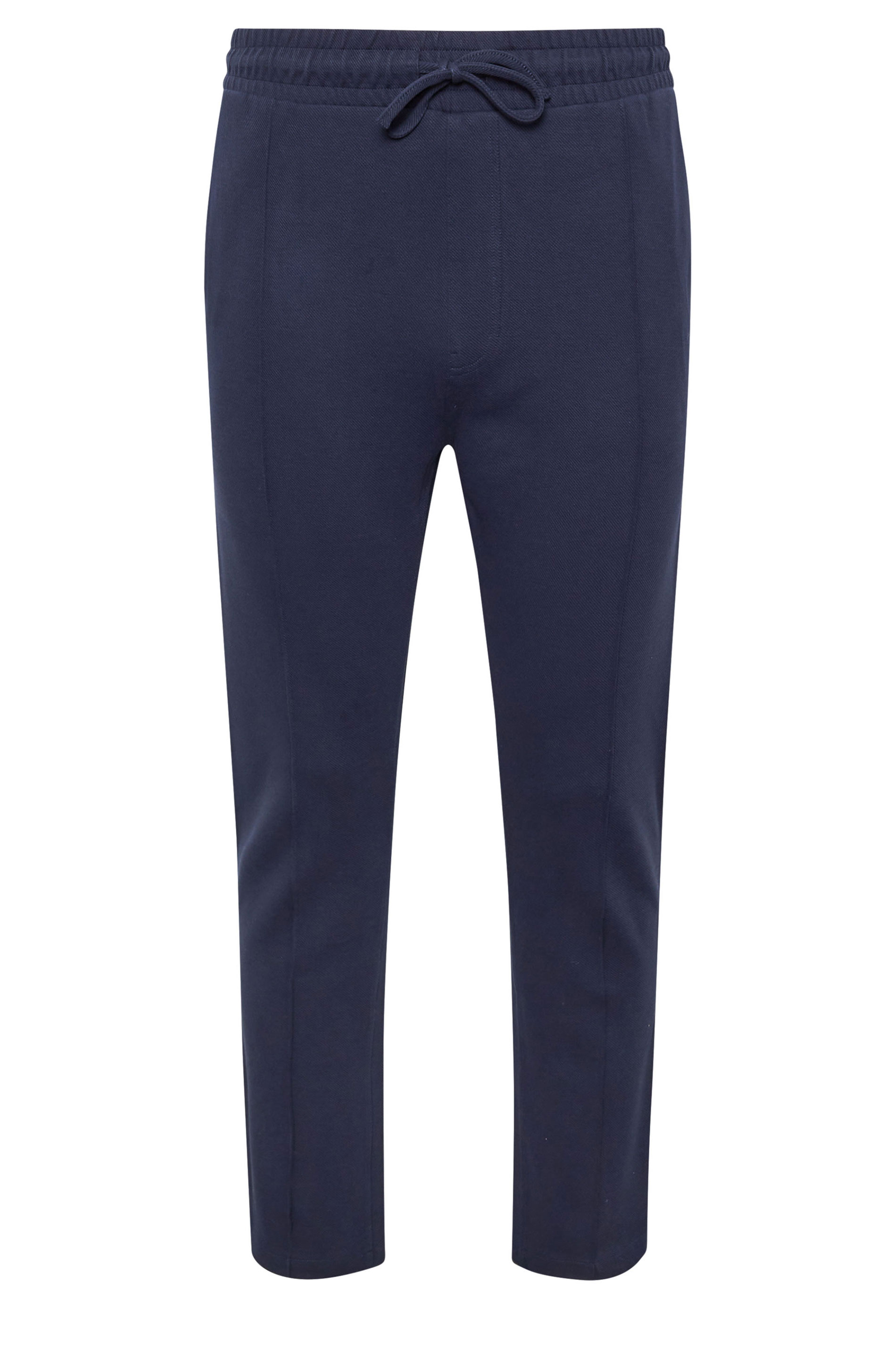 BadRhino Big & Tall Navy Blue Textured Jersey Joggers | BadRhino 8
