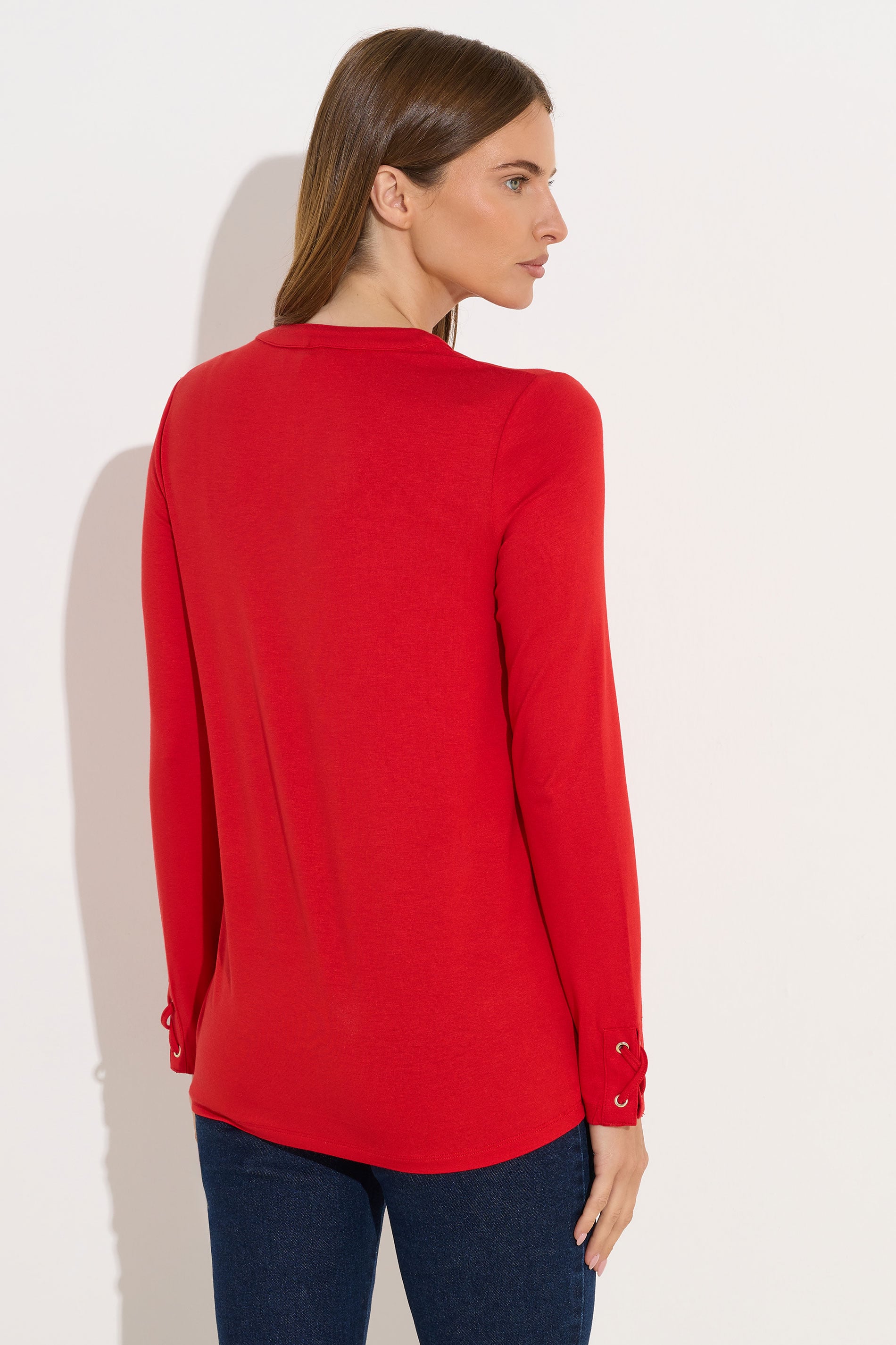 STAR Red Lace Up Eyelet Top | StarByJM 2