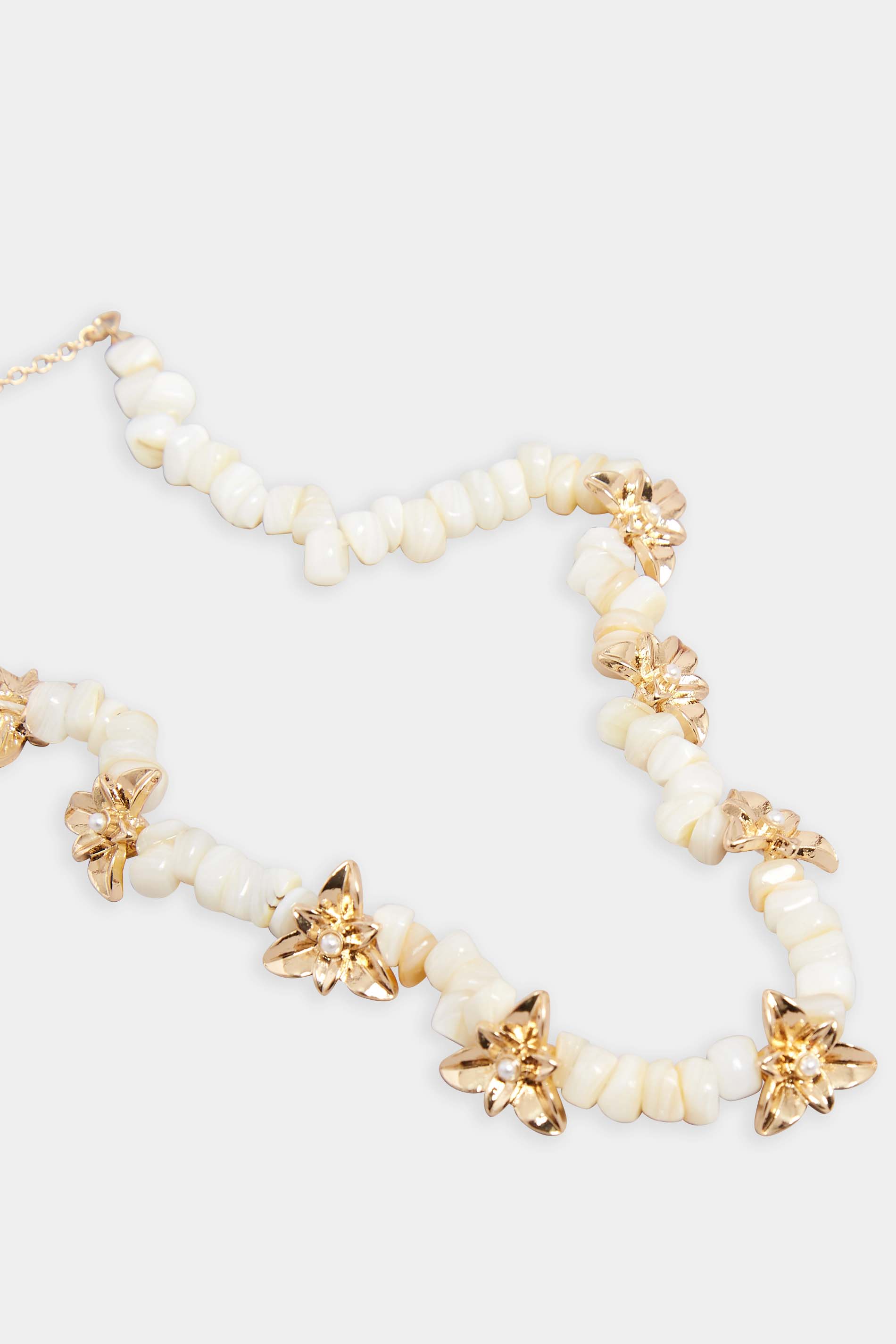 Gold Tone Stone Statement Necklace | Yours Clothing  3