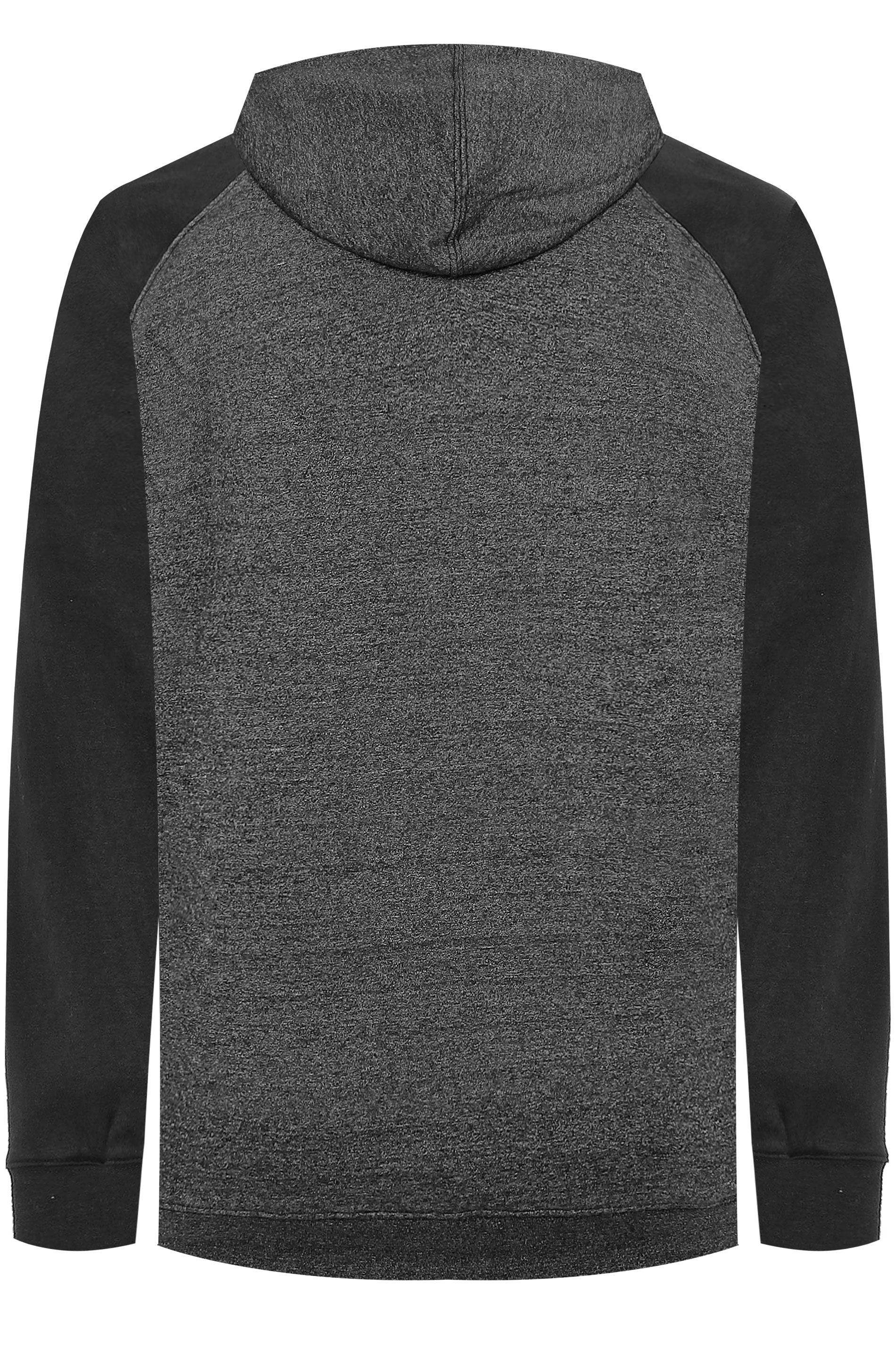 KAM Grey New York  Zip Through Hoodie | BadRhino 4