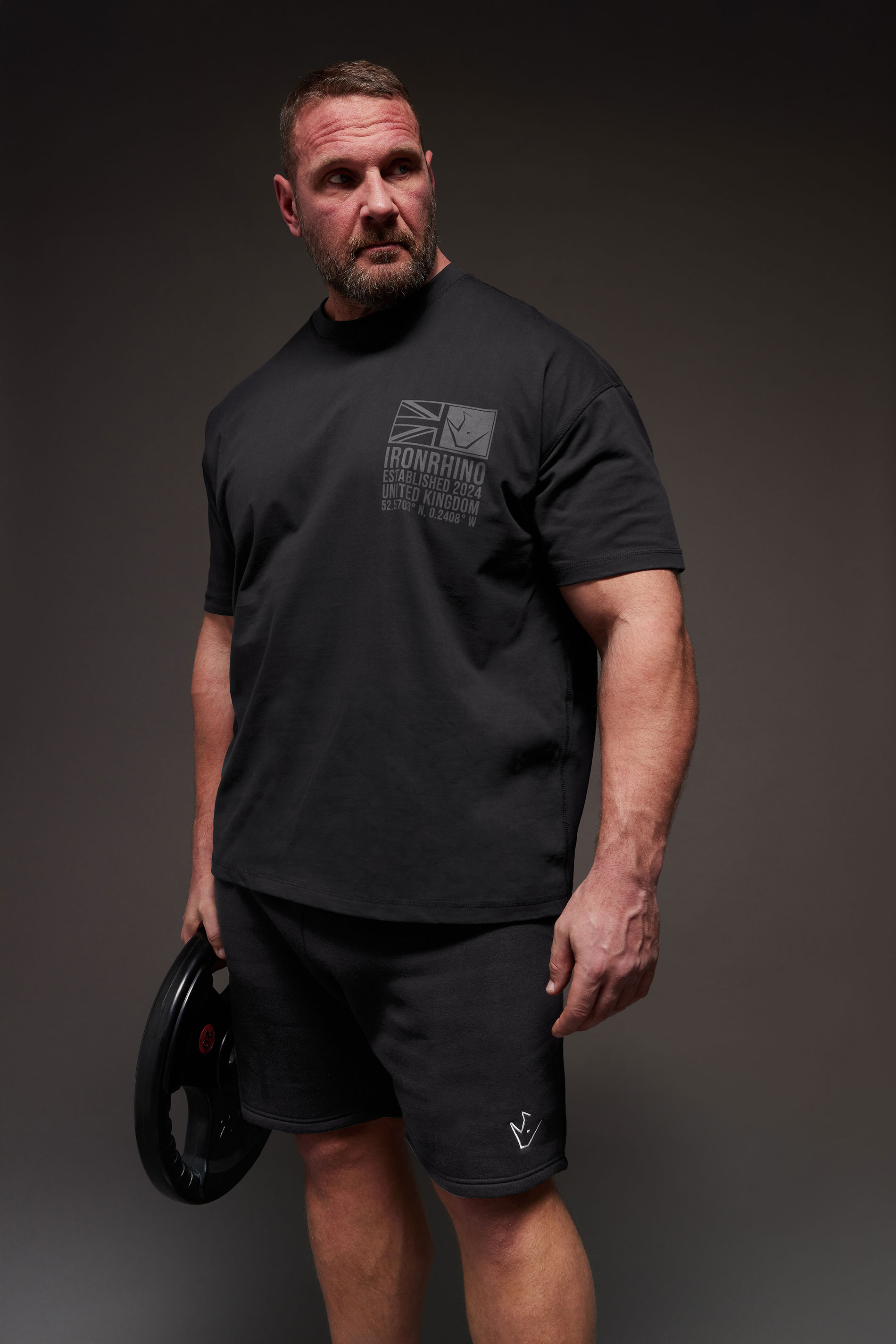 IronRhino Big & Tall Black 'Established 2024' T-Shirt | BadRhino 3