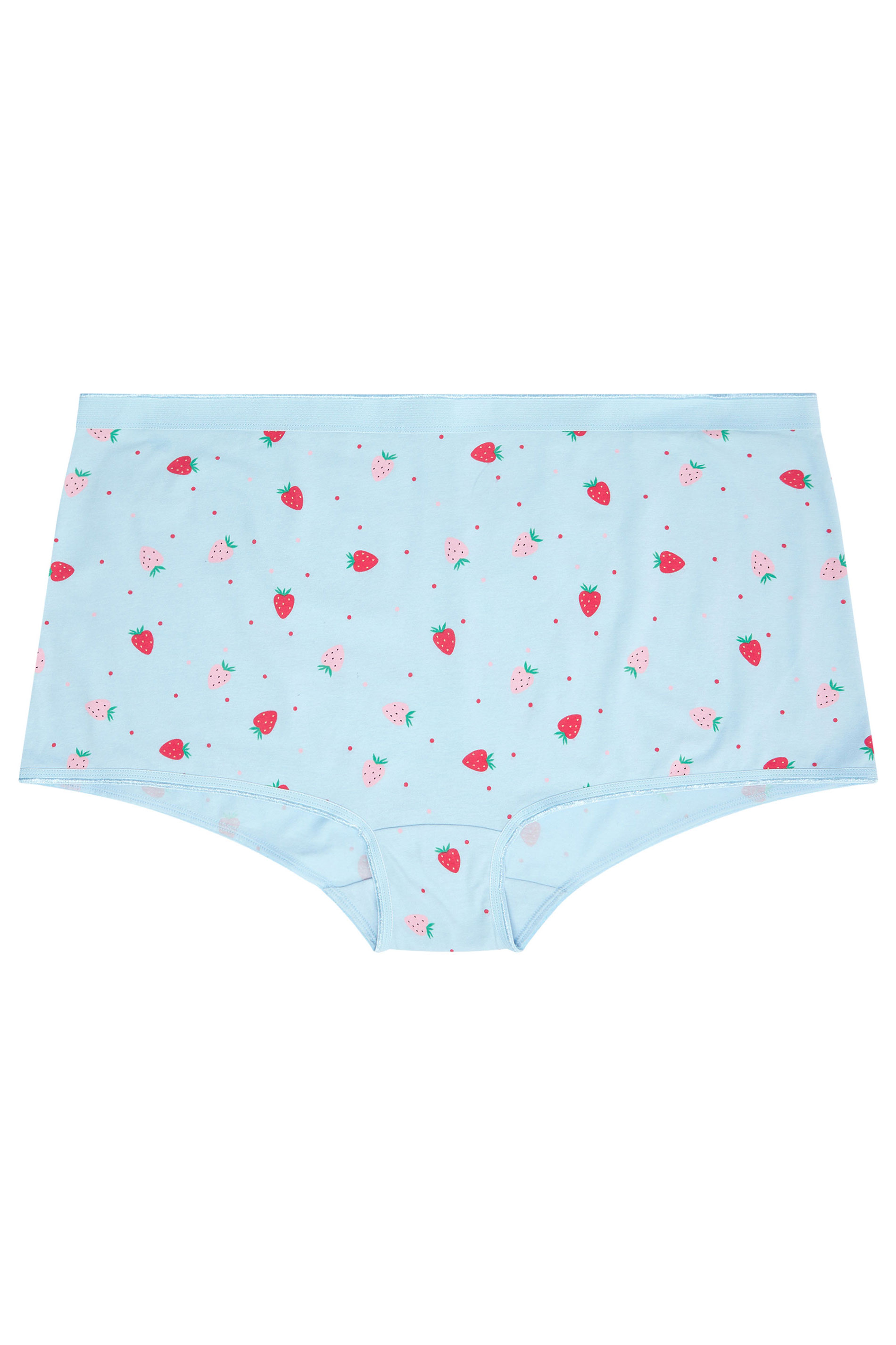 YOURSET 5 PACK Plus Size Blue Berry Print Shorts | Yours Clothing 7