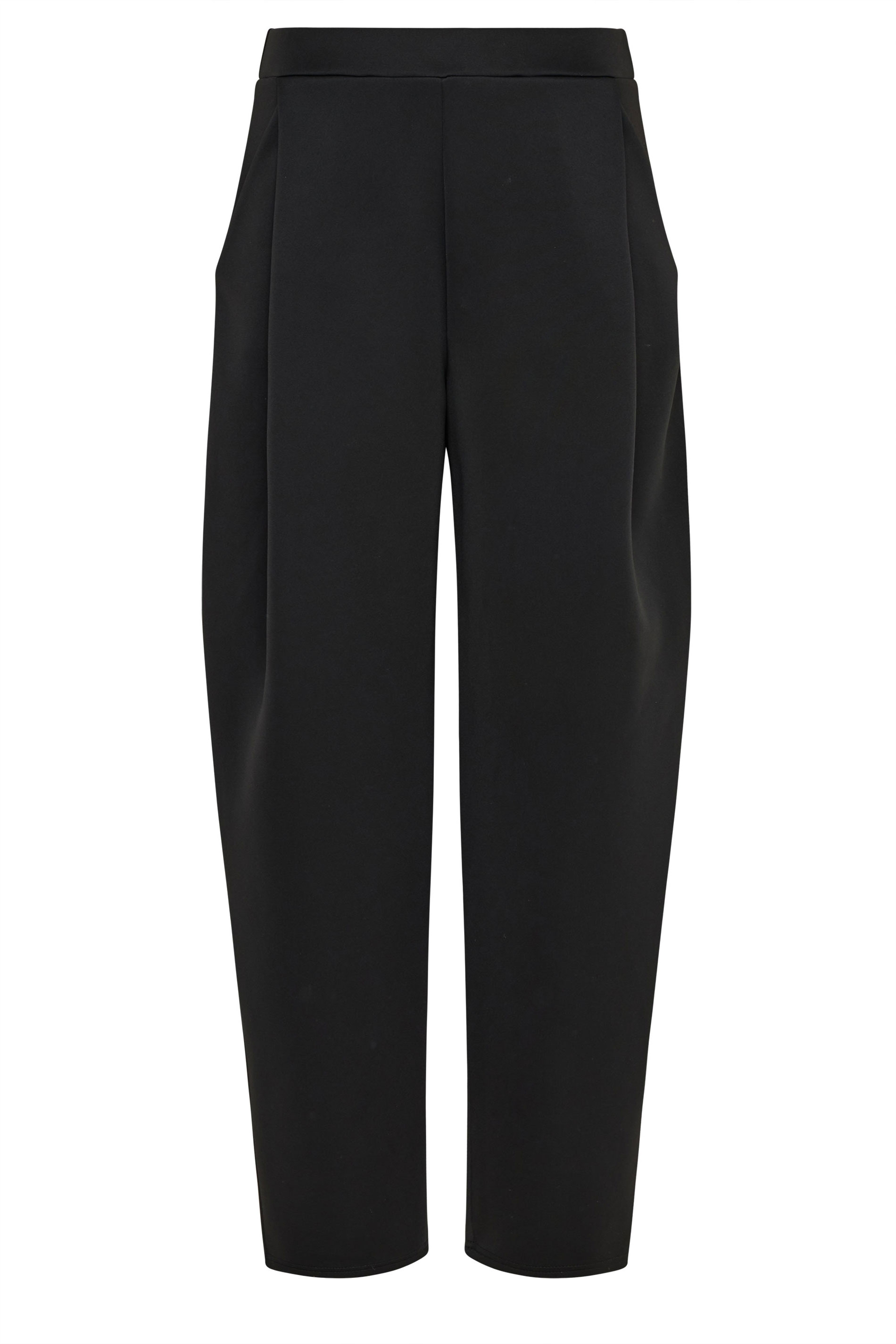 LTS Tall Women's Black Barrel Leg Trousers | Long Tall Sally 5