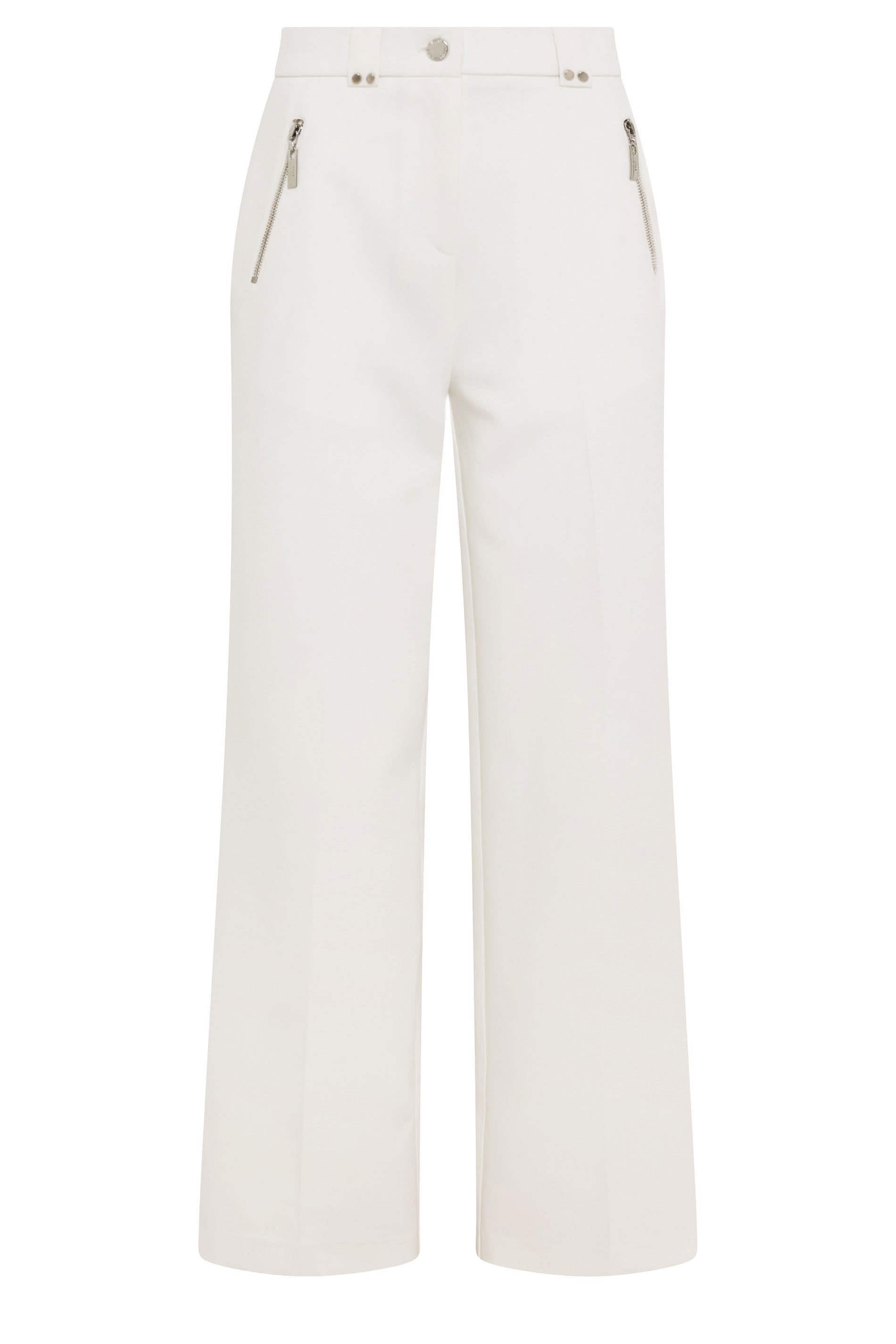 STAR White Tailored Wide Leg Trousers | StarByJM 5