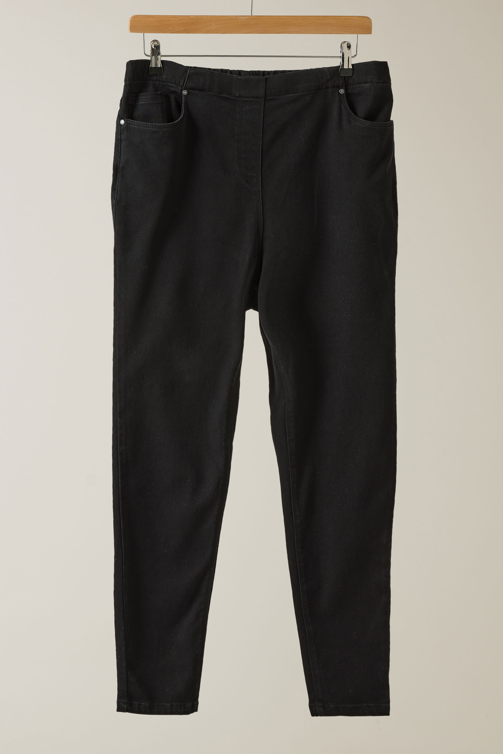 EVANS Plus Size Black Skinny Jeggings | Evans 5