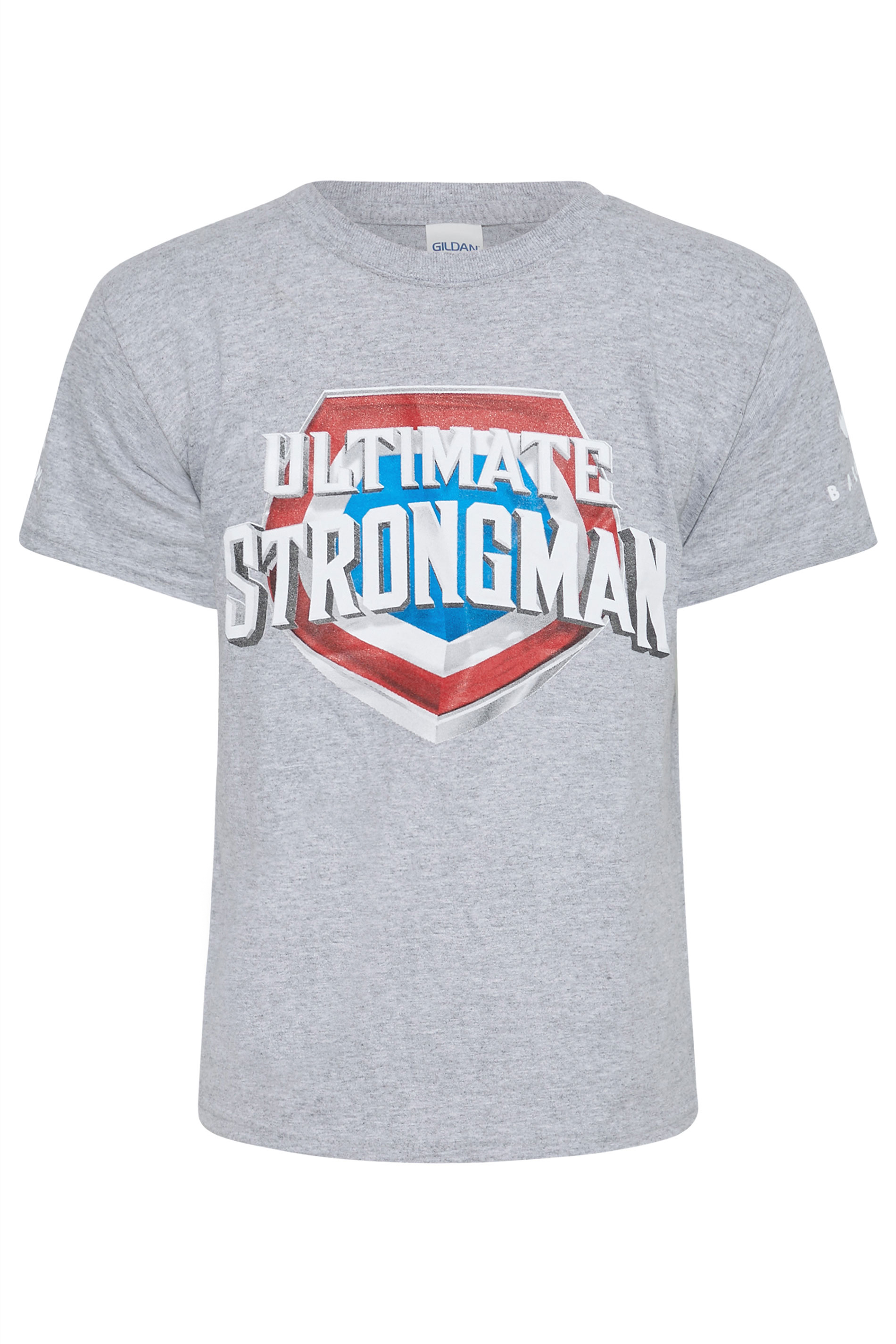 BadRhino Boys Grey Ultimate Strongman T-Shirt | BadRhino 1