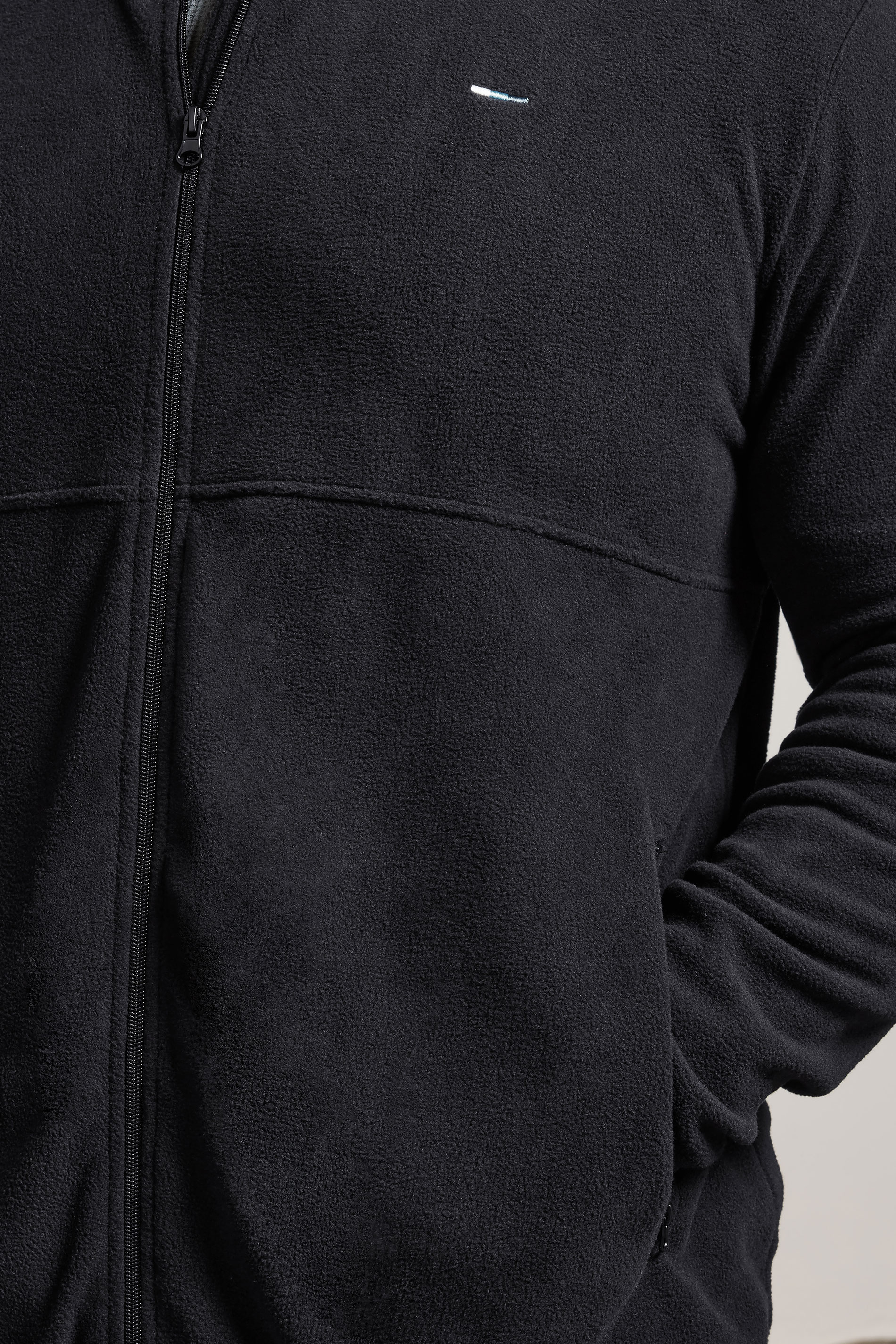 BadRhino Black Essential Zip Through Fleece | BadRhino 4