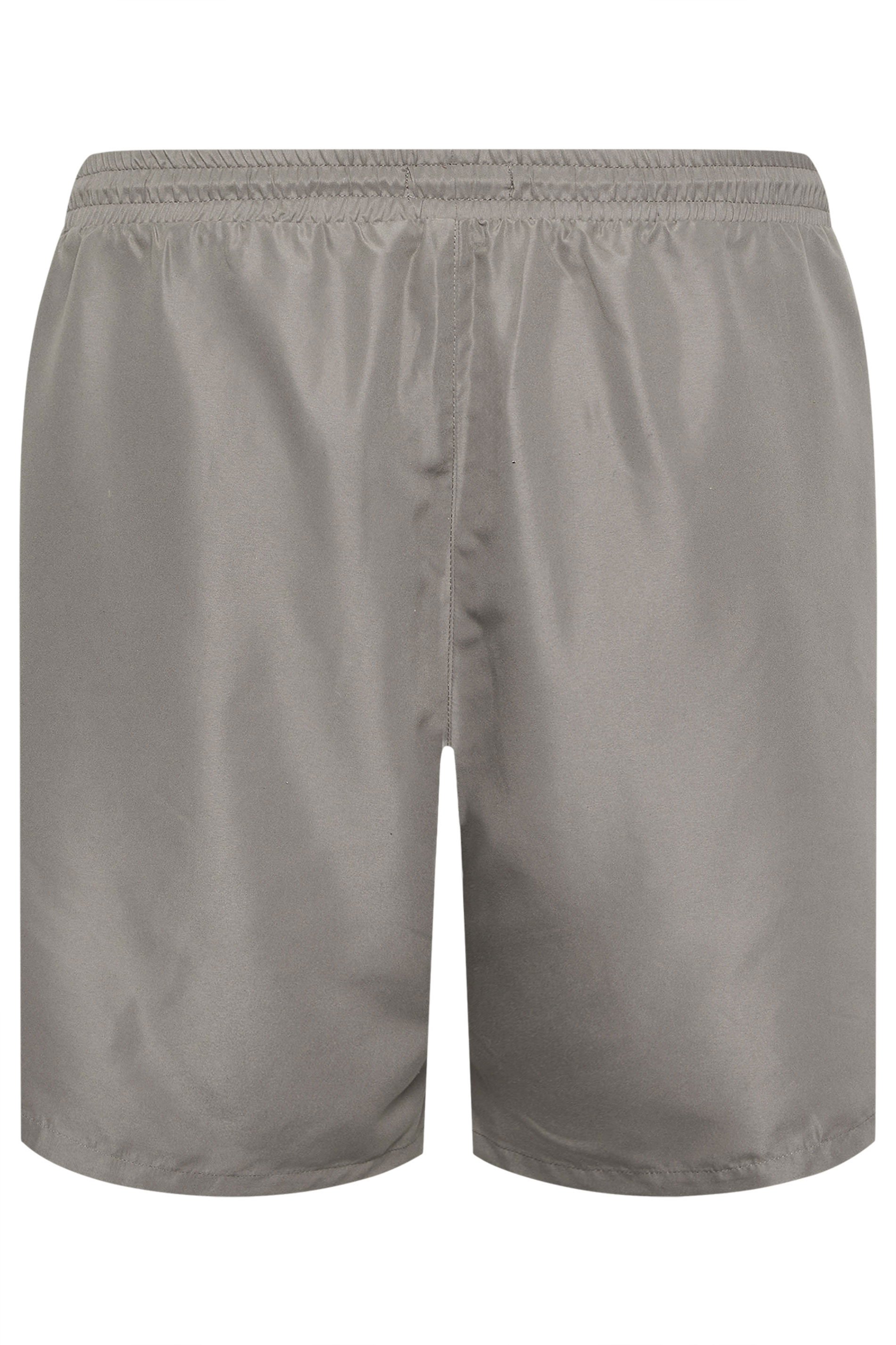 BadRhino Big & Tall Grey Swim Shorts | BadRhino 7
