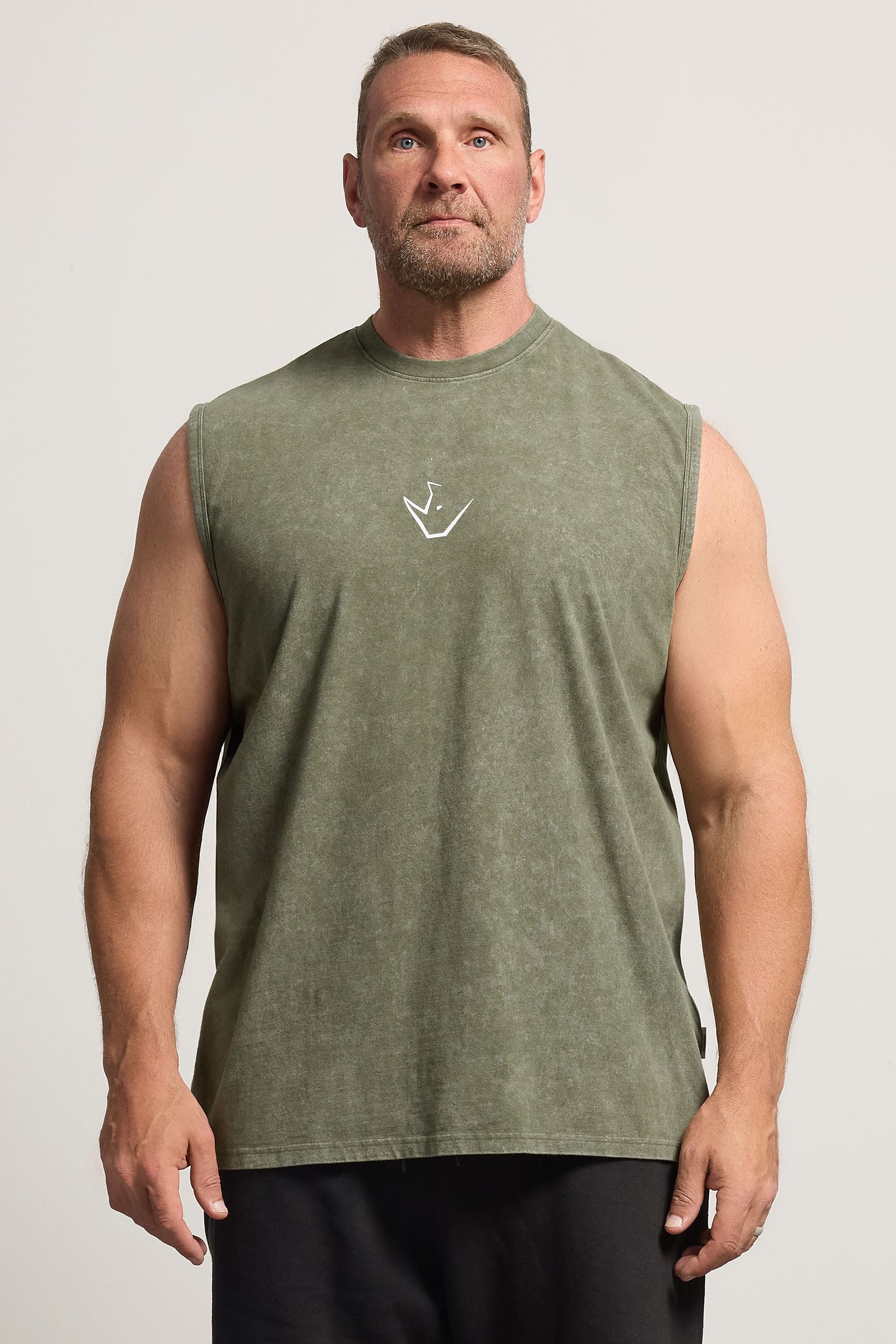 IronRhino Big & Tall Olive Green Old English Vest | BadRhino 3