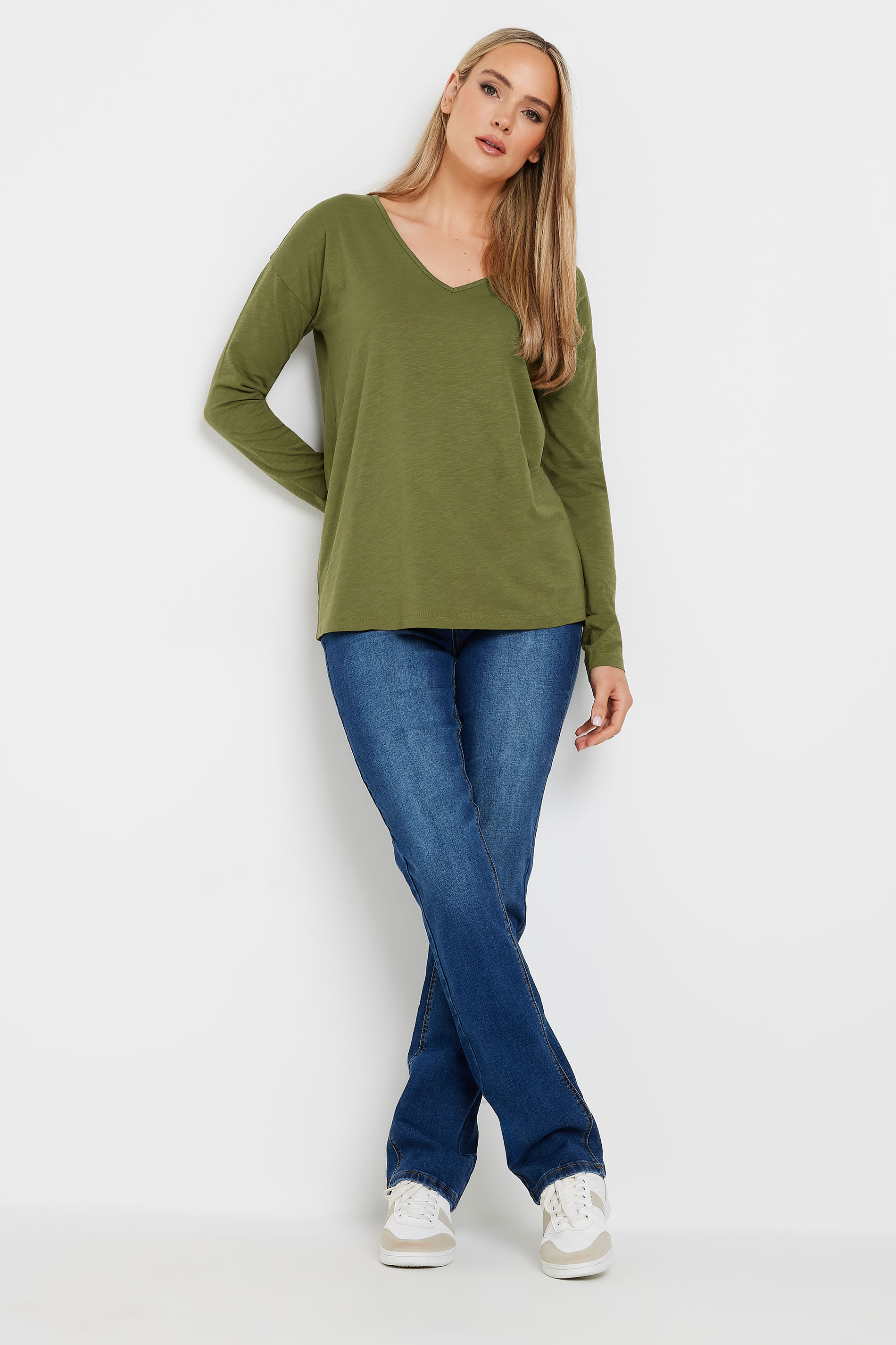 LTS Tall 3 PACK Pink & Green Long Sleeve T-Shirts | Long Tall Sally 6