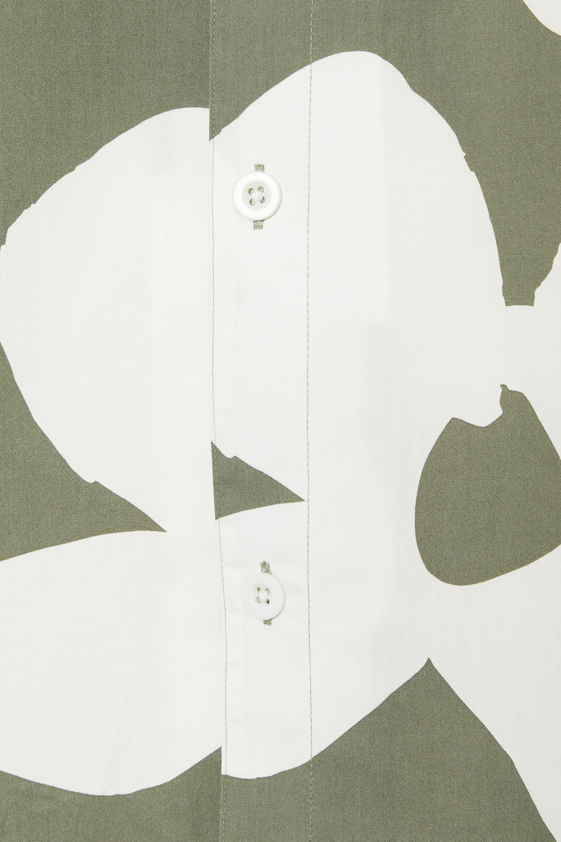 BadRhino Big & Tall Green Flower Poplin Shirt | BadRhino 7