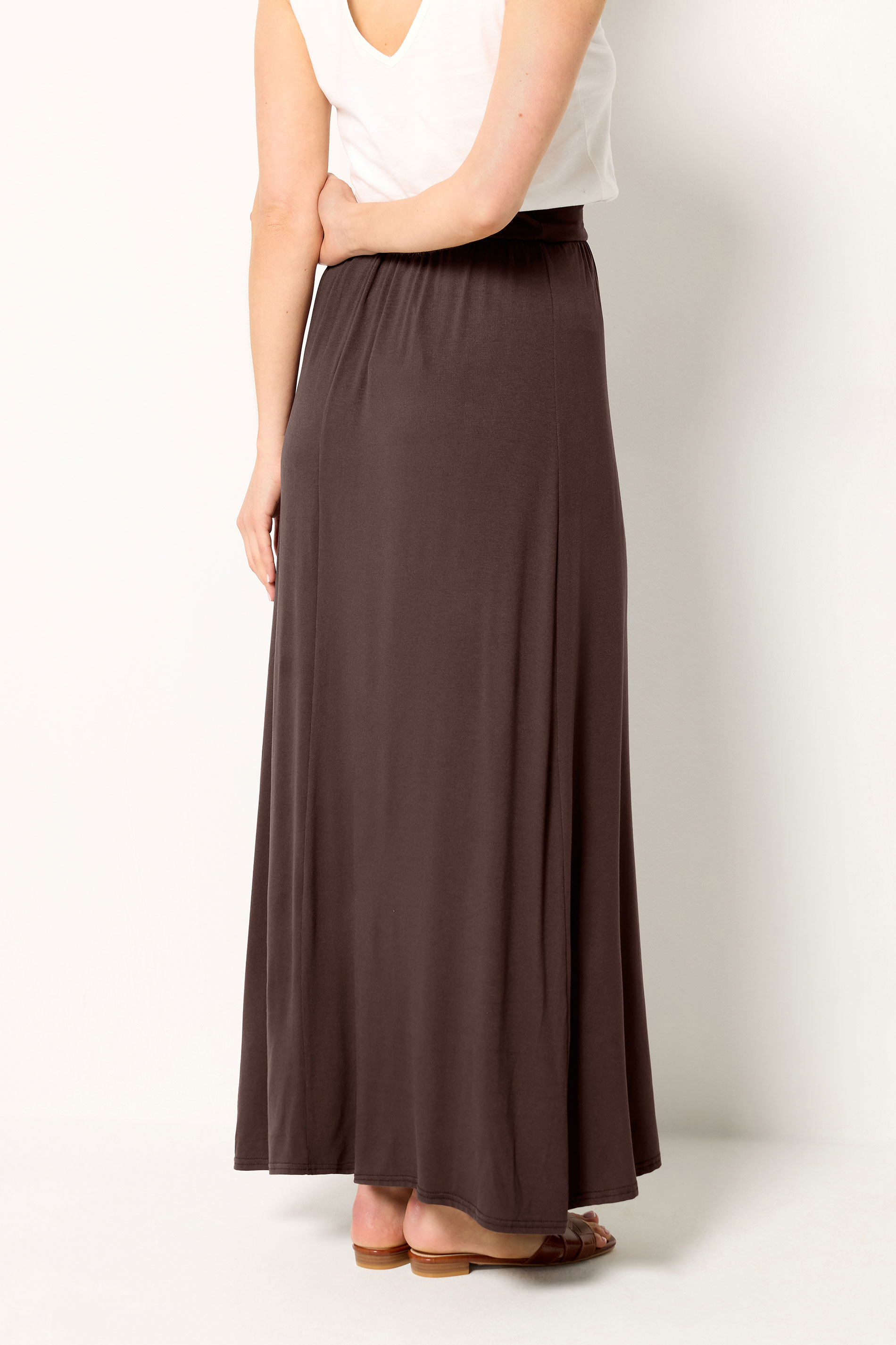 LTS Tall Women's Chocolate Brown Maxi Skirt | Long Tall Sally 2
