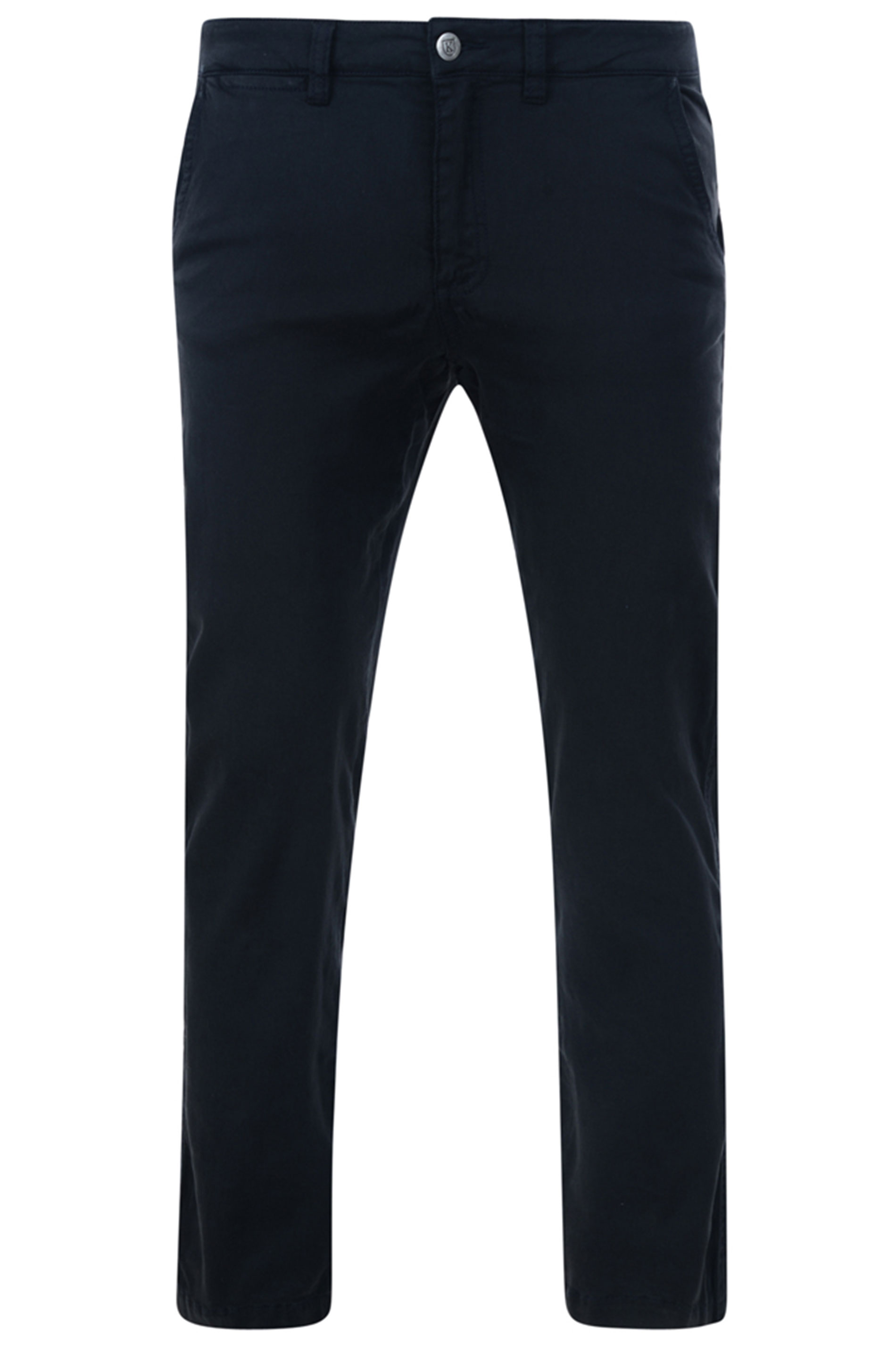 KAM Navy Blue Chino Trousers | BadRhino 2