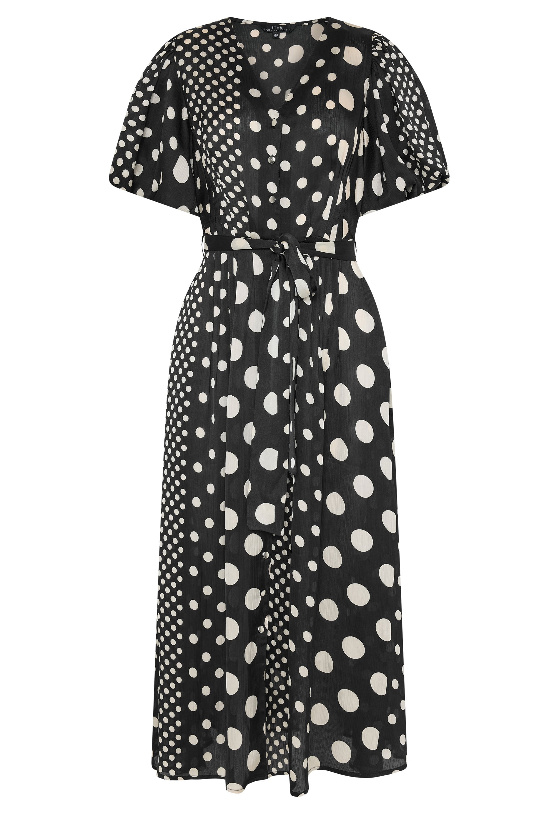 STAR Black Polka Dot Shirt Dress | StarByJM 5
