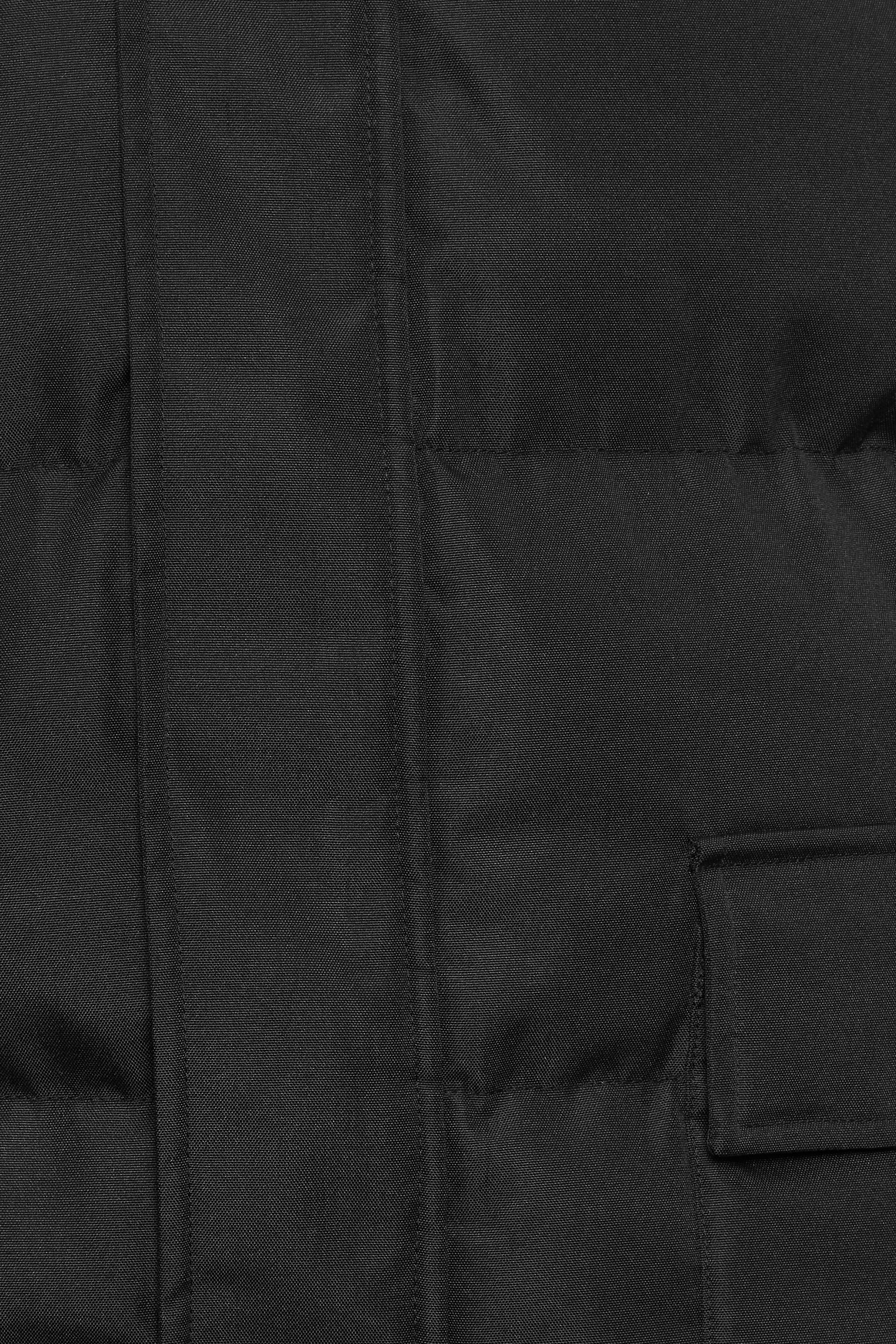 BadRhino Big & Tall Black Longline Puffer Jacket | BadRhino 4