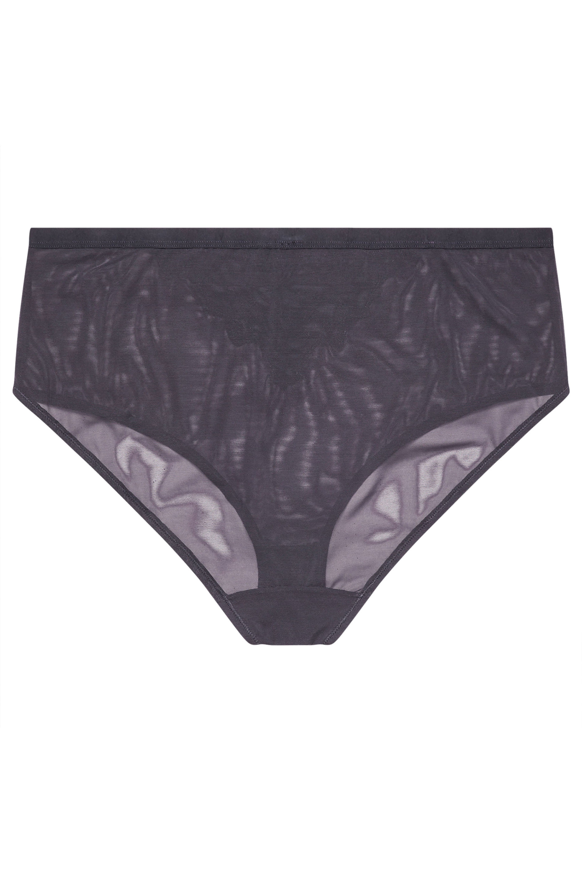 YOURS Plus Size Purple Floral Lace Mesh Full Briefs | Yours Clothing 6