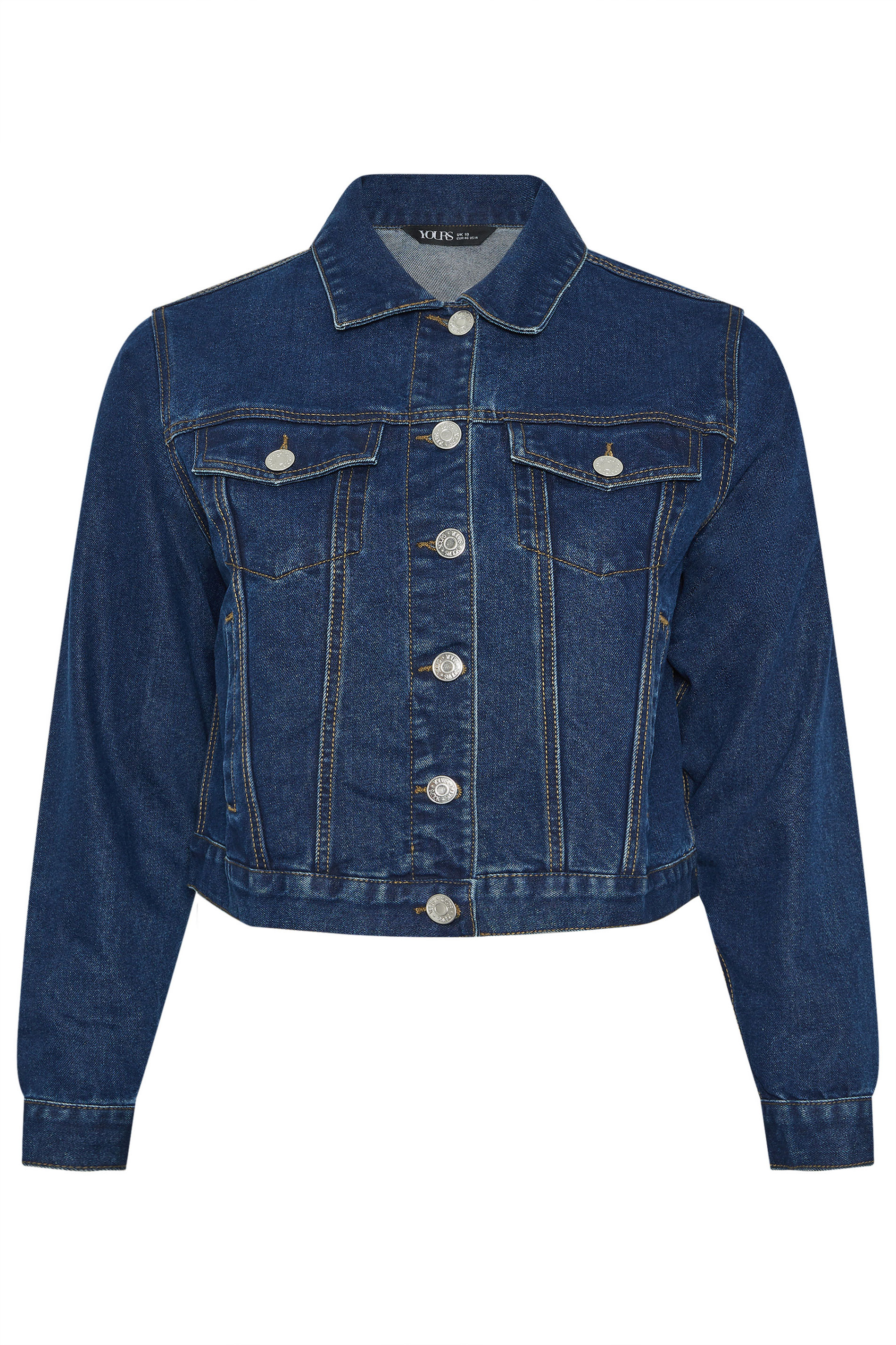 YOURS Plus Size Indigo Blue Denim Jacket | Yours Clothing 6