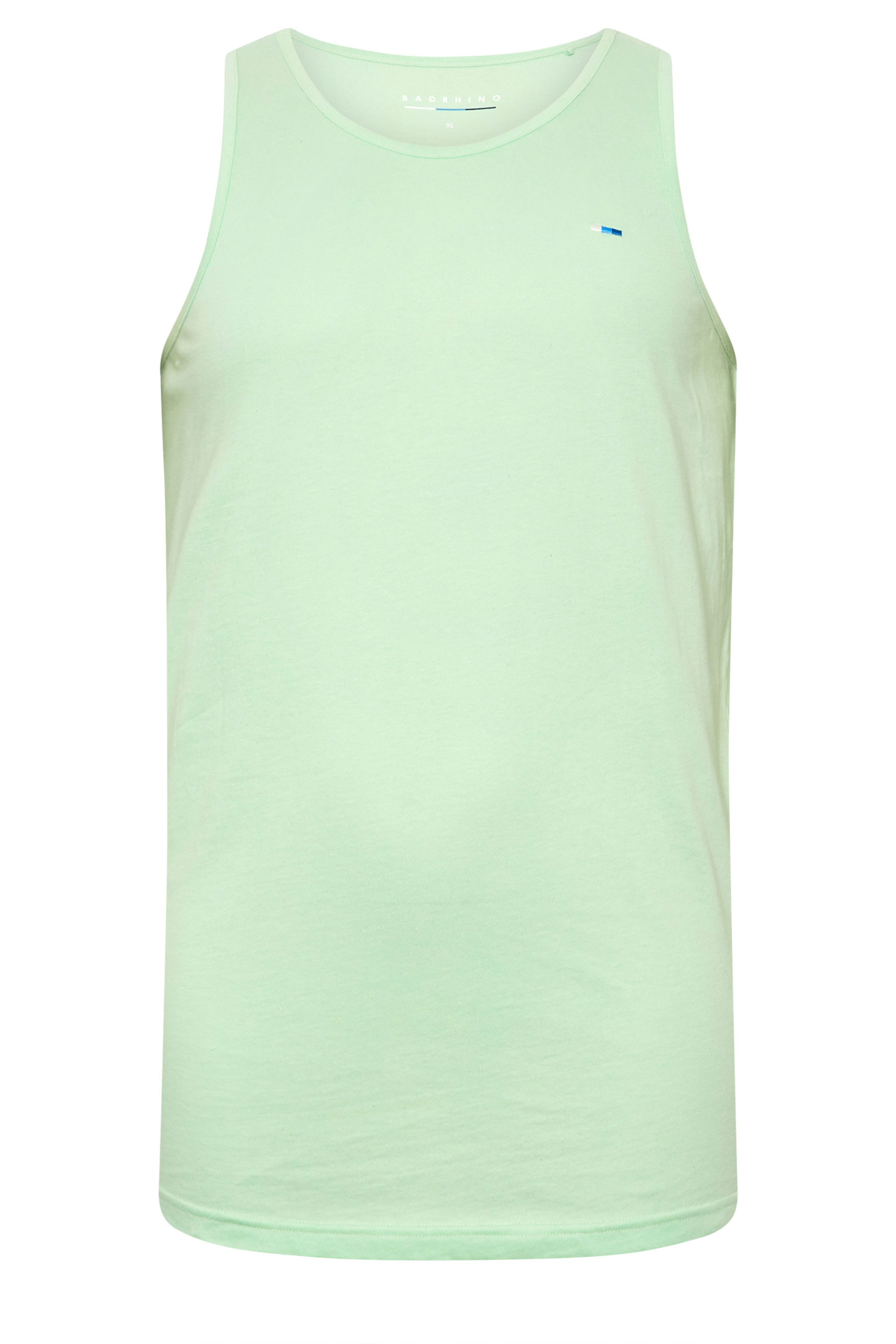 BadRhino Big & Tall 3 PACK Light Blue & Orange Vest Tops | BadRhino 11