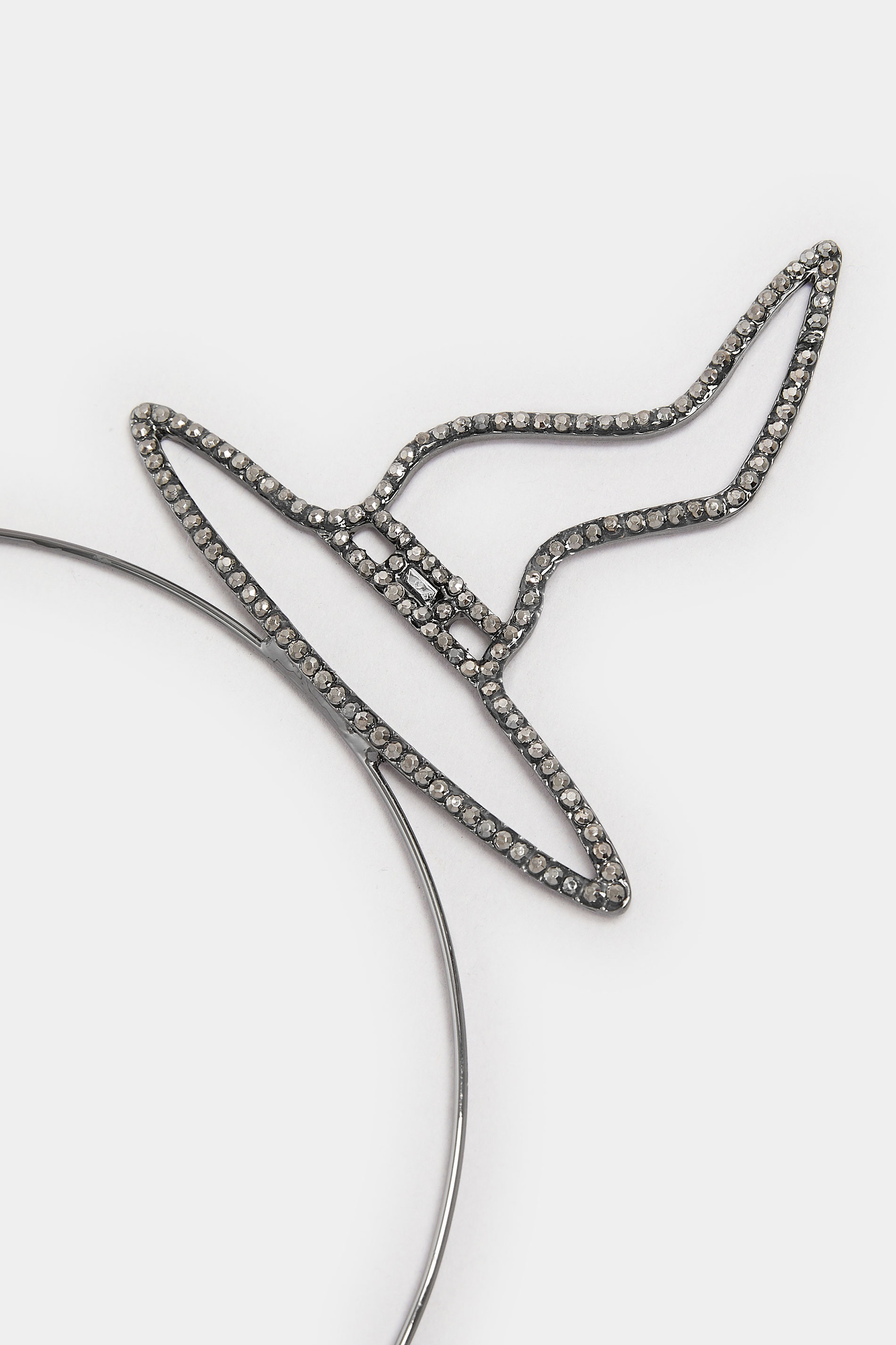 Silver Tone Witch Hat Novelty Halloween Headband | Yours Clothing 2