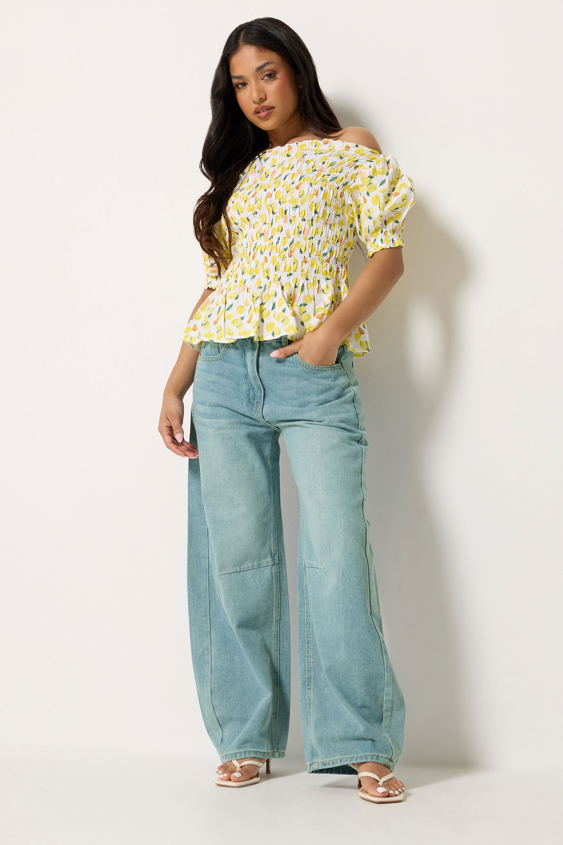 PixieGirl Petite Women's Light Blue Balloon Jeans | PixieGirl 3