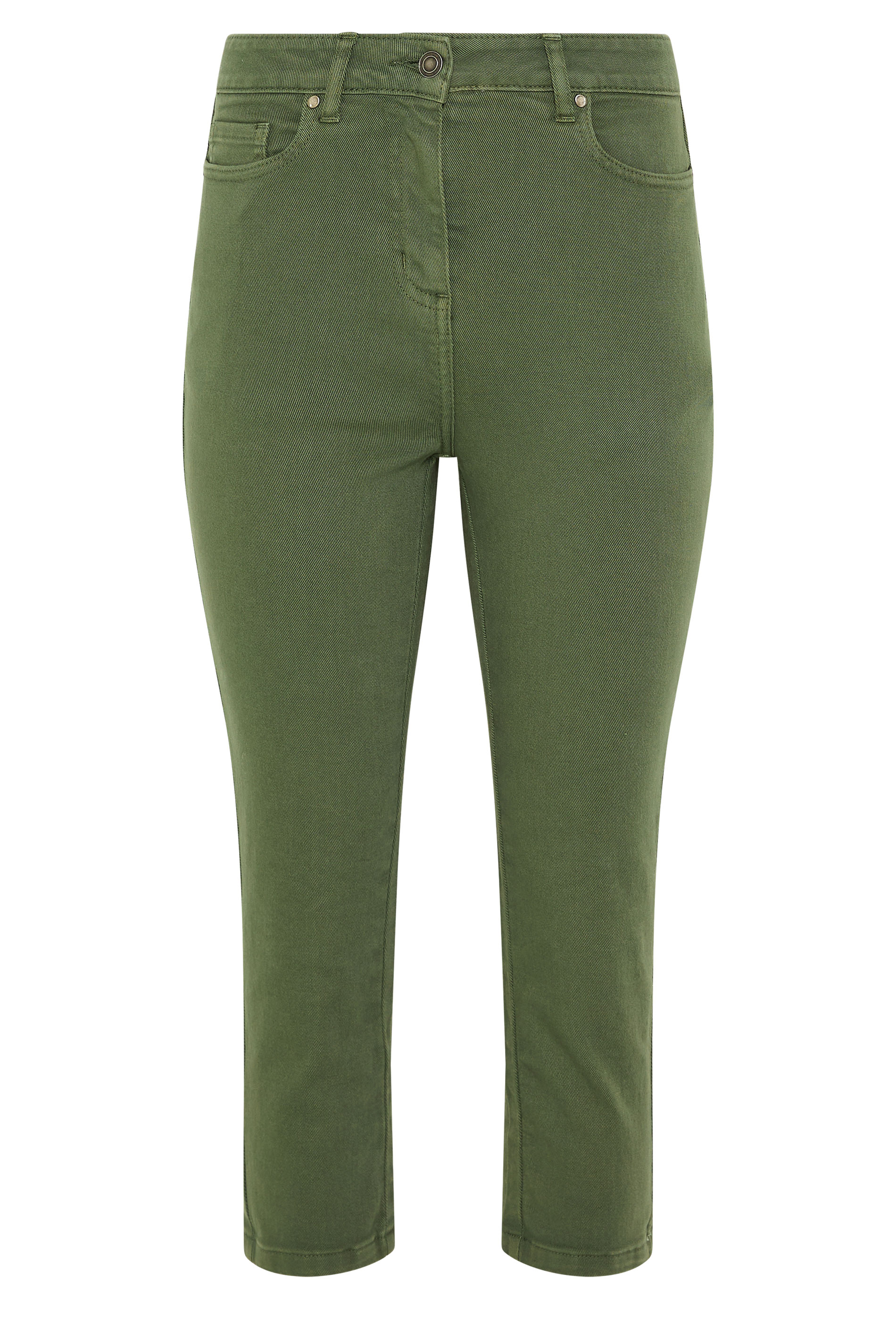 M&Co Petite Green Ankle Grazer Jeans | M&Co 1