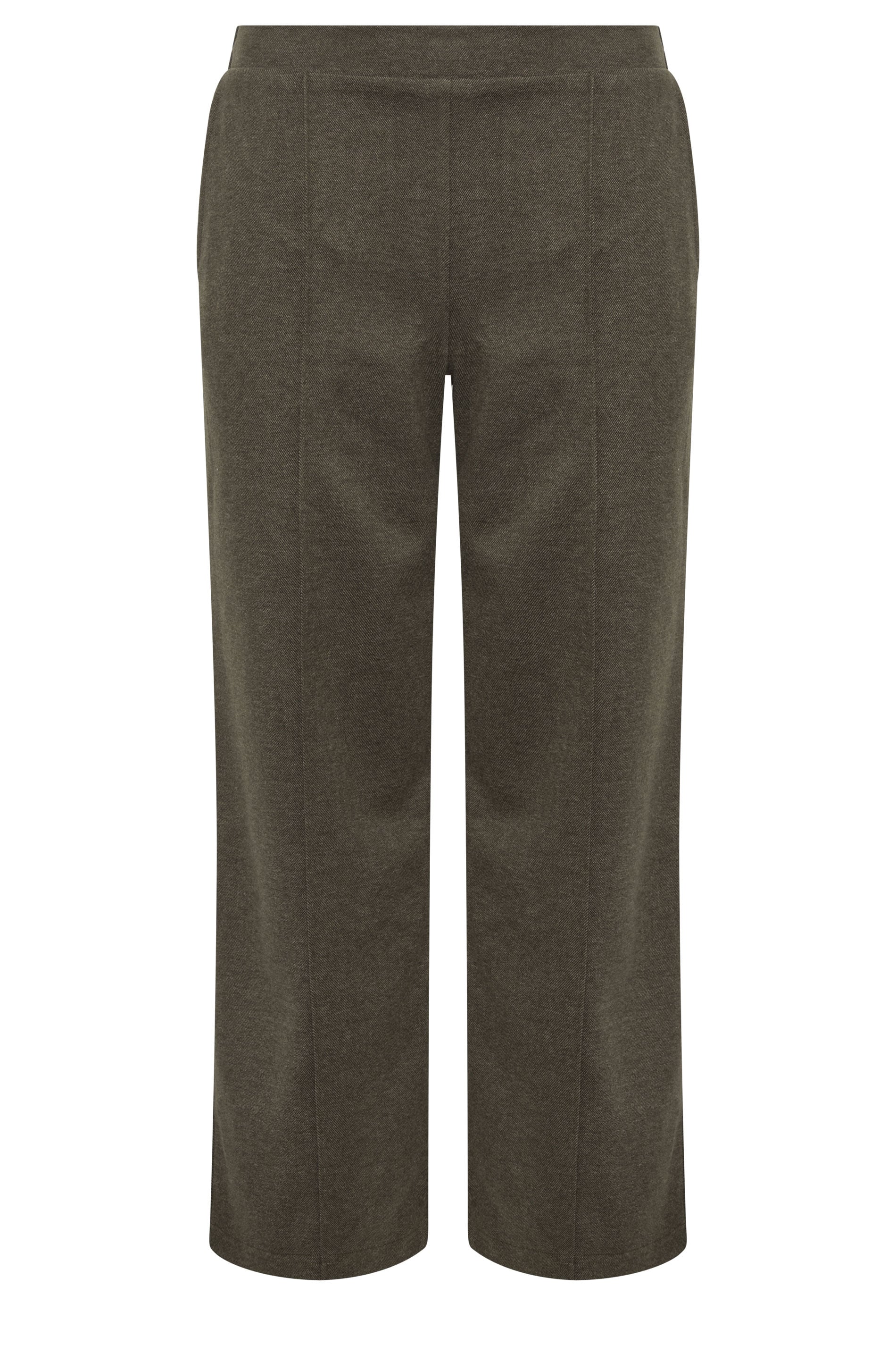 M&Co Petite Chocolate Brown Wide Leg Pintuck Trousers | M&Co 6