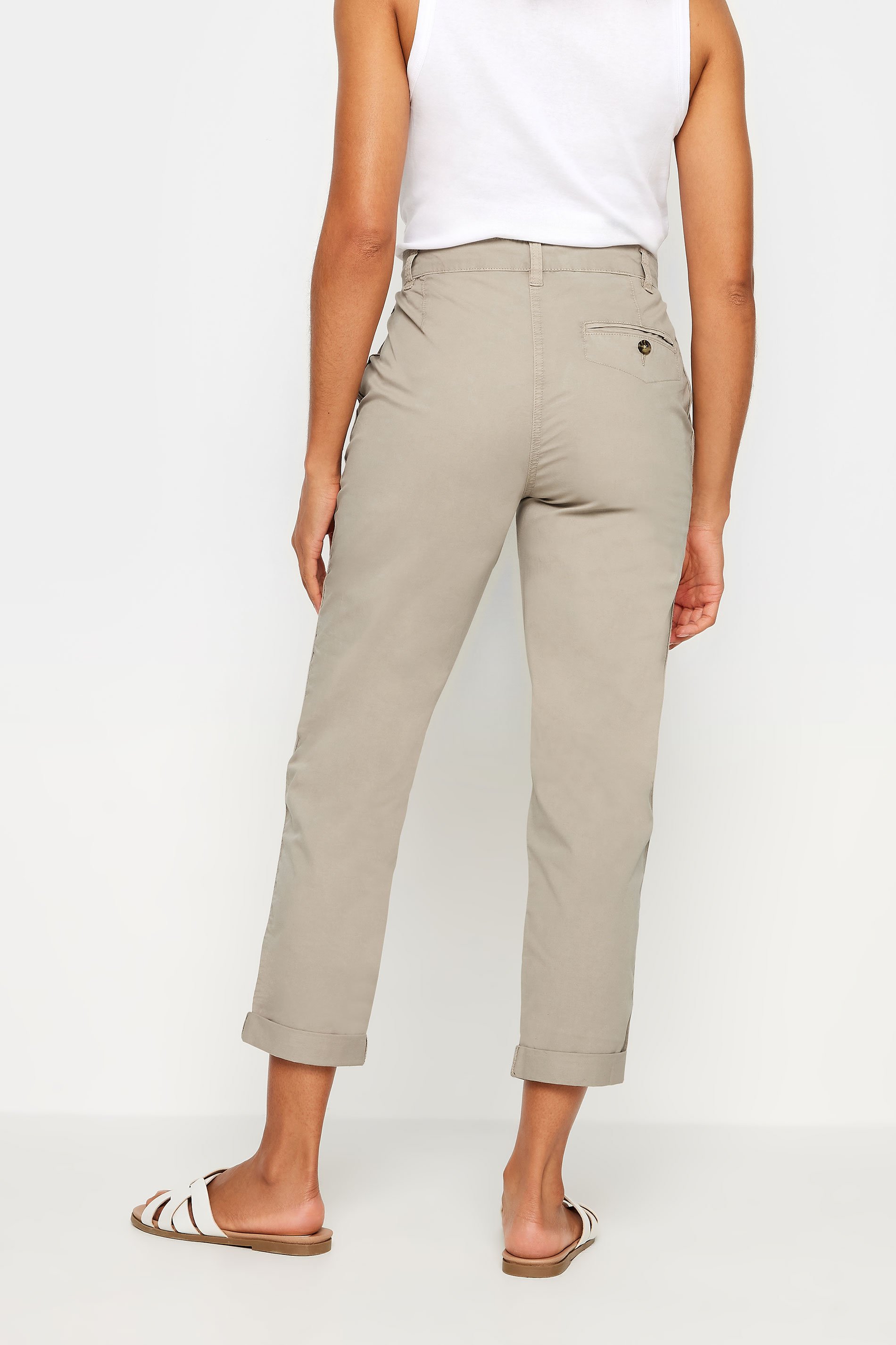 M&Co Natural Brown Chino Trousers | M&Co 3