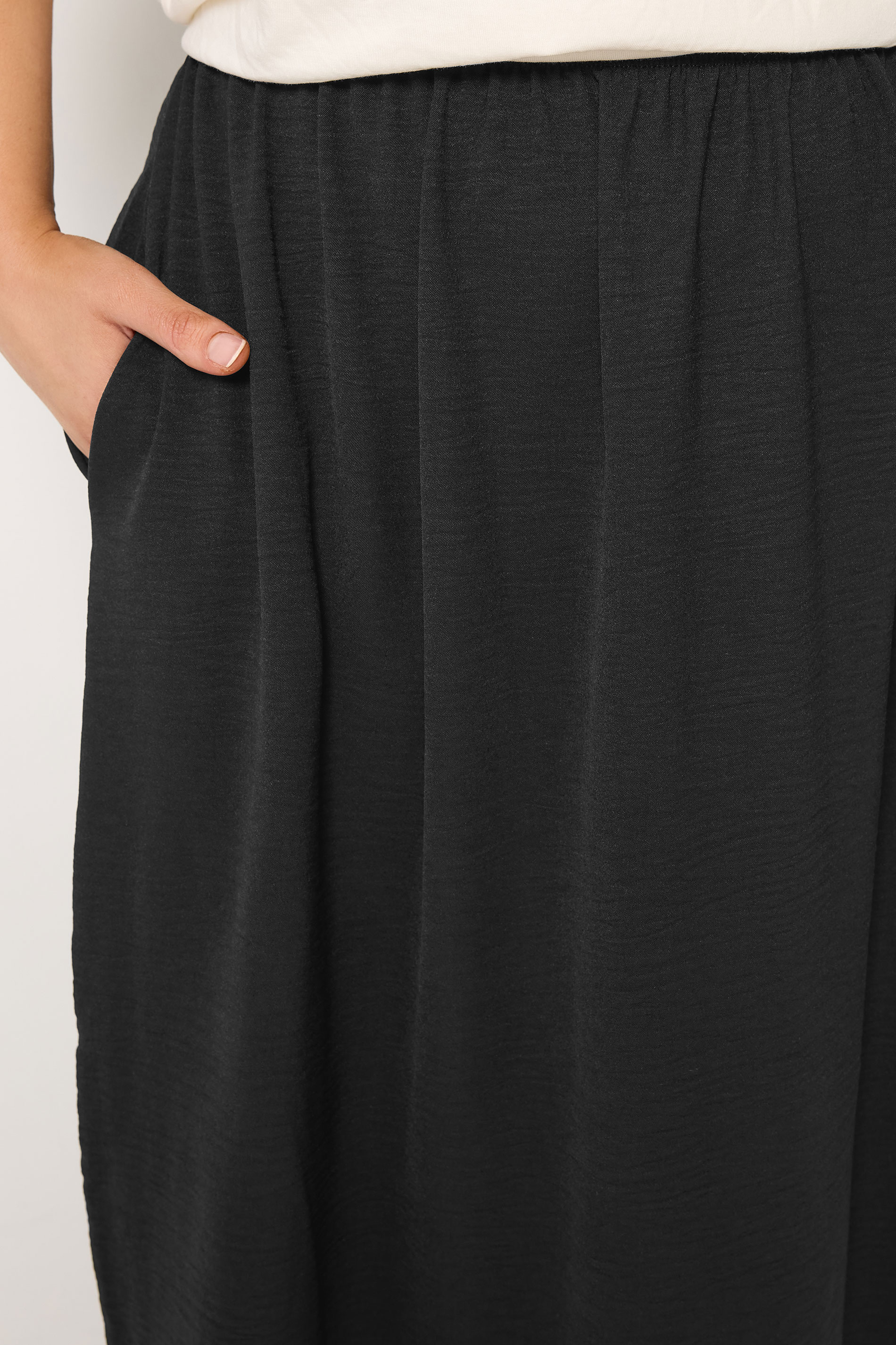 YOURS Plus Size Black Midi Skirt | Yours Clothing 4