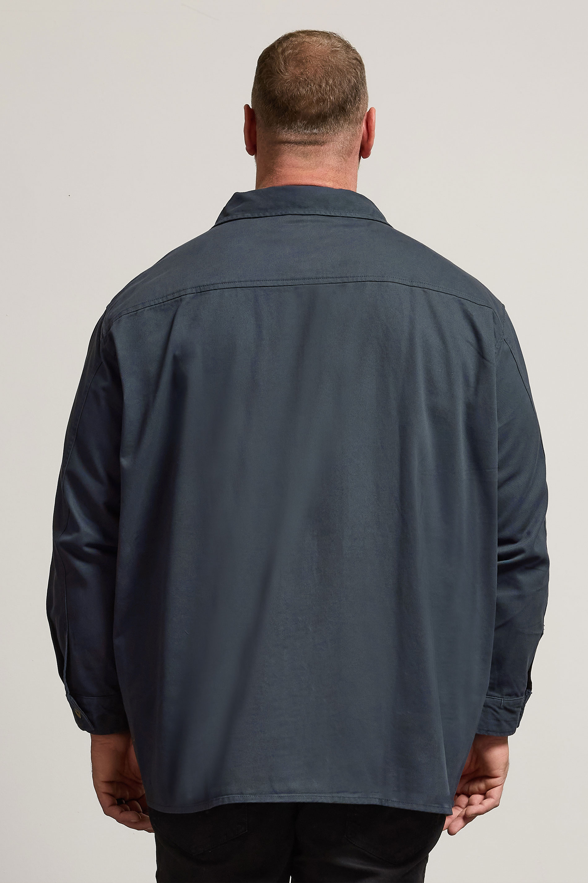 BadRhino Big & Tall Navy Blue Overshirt | BadRhino 2