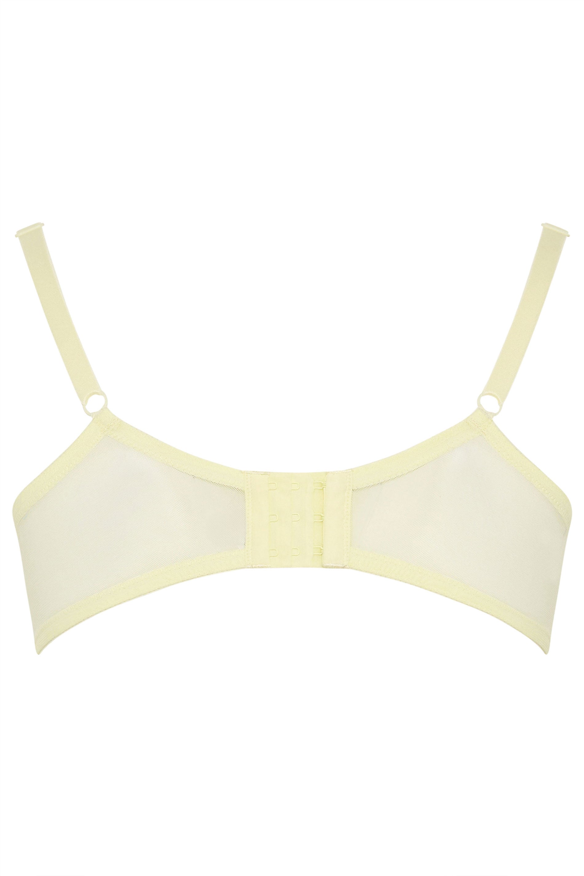 YOURSET 2 PACK Plus Size Yellow Lace T-Shirt Bras | Yours Clothing 10