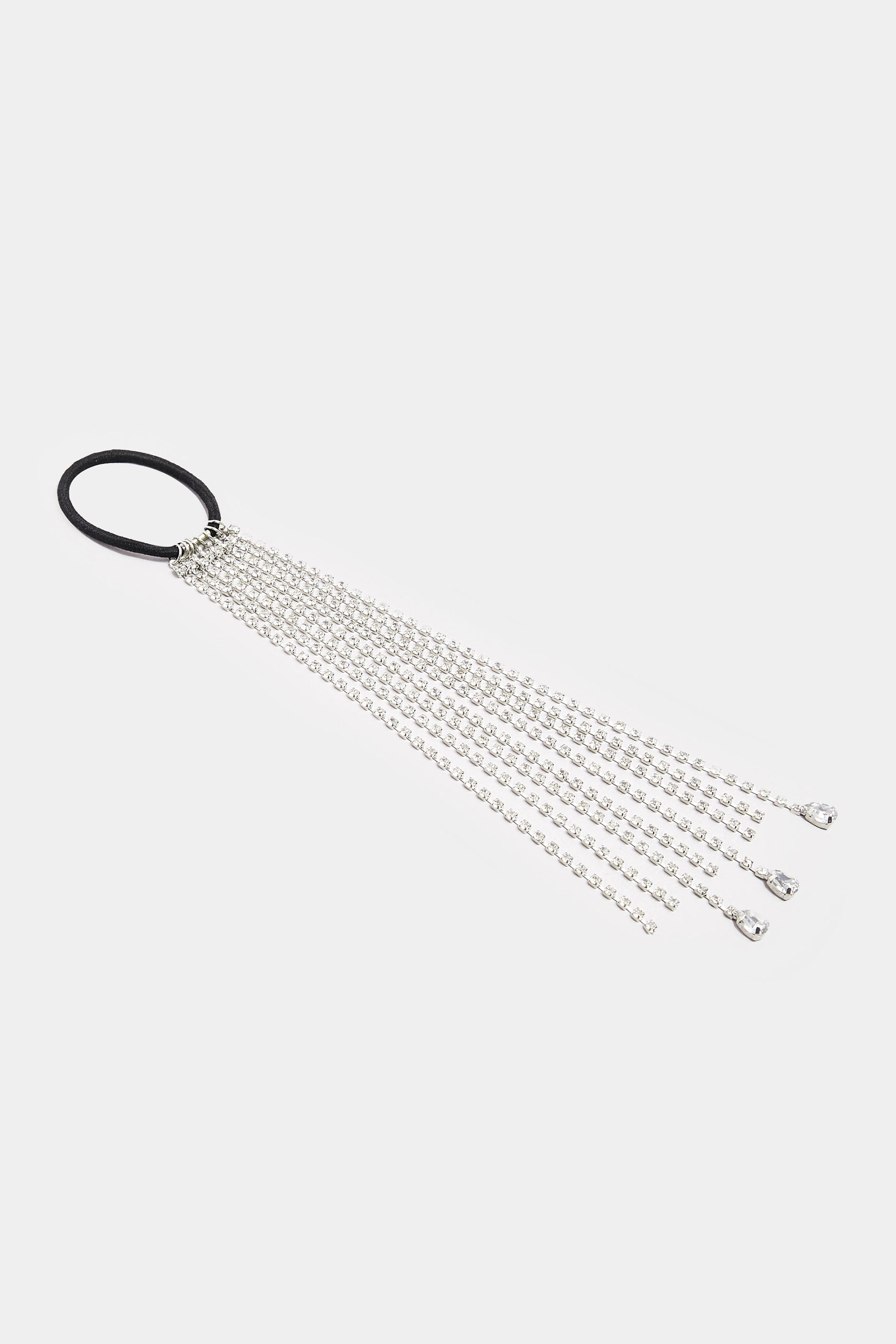 Silver Tone Diamante Drop Hairband | Yours Clothing 2