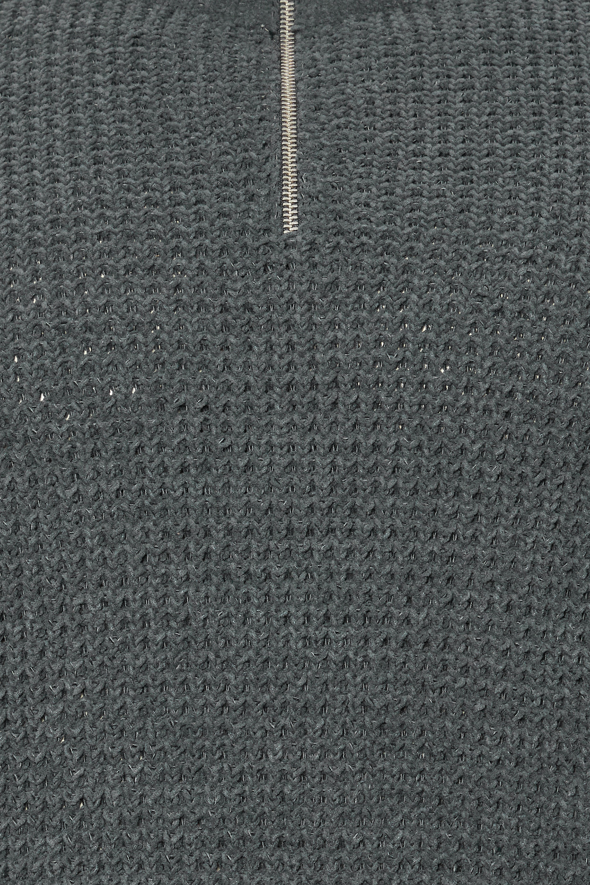 BadRhino Big & Tall Grey Chenille Quarter Zip Jumper | BadRhino 1