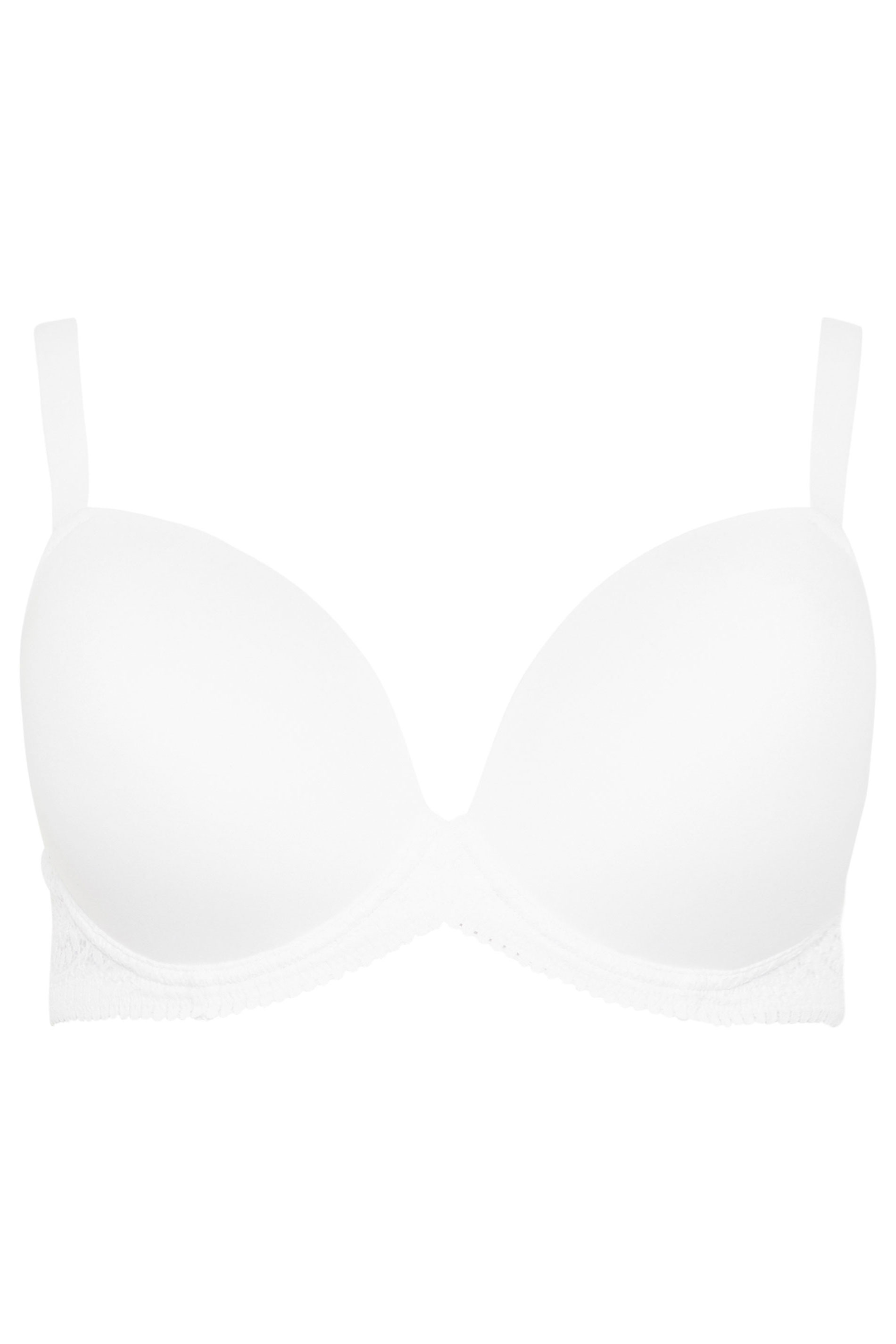 YOURSET 2 PACK Plus Size White & Black Soft Touch Moulded Underwired T-Shirt Bras | Yours Clothing 11