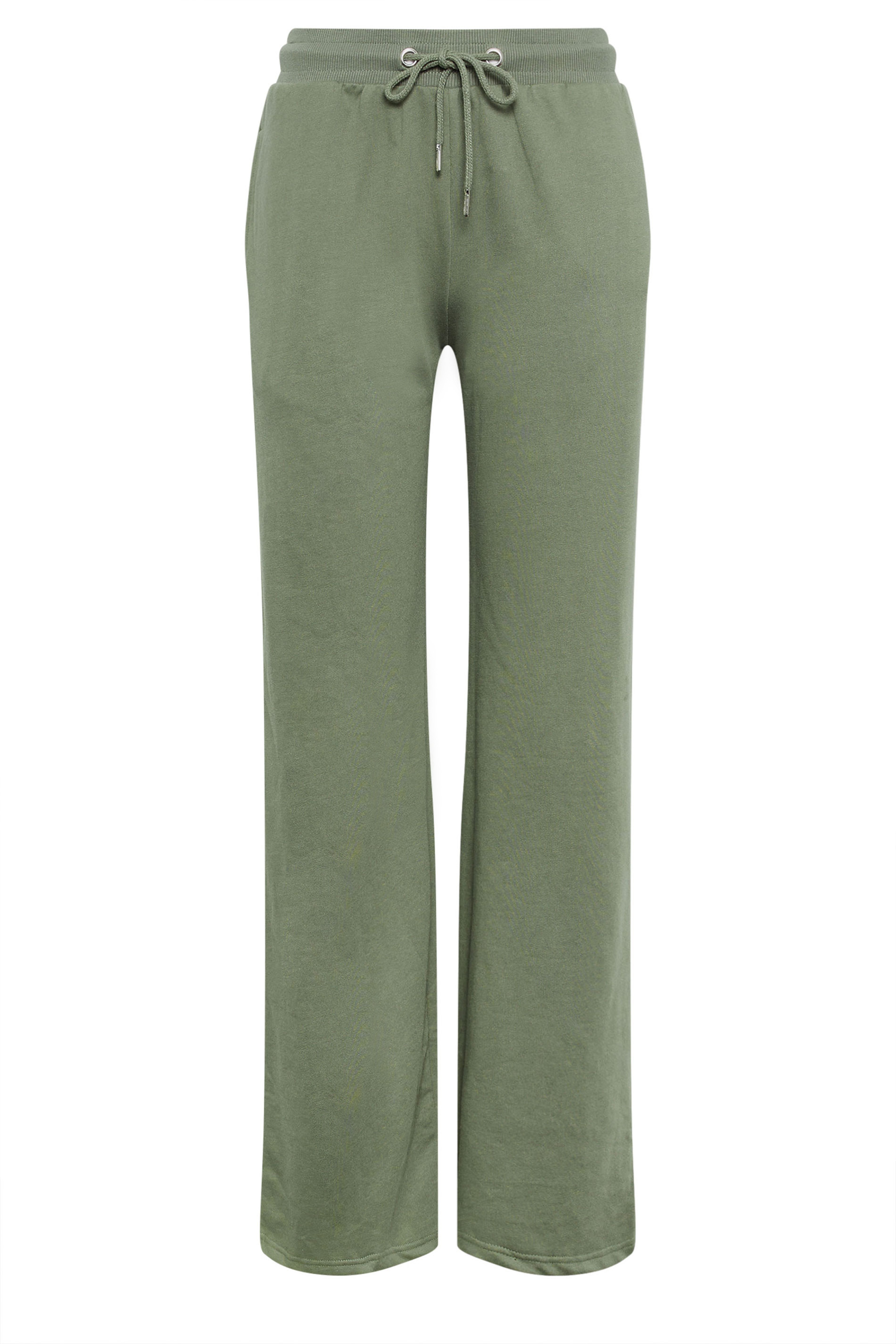 LTS Tall Khaki Green Wide Leg Joggers | Long Tall Sally 6