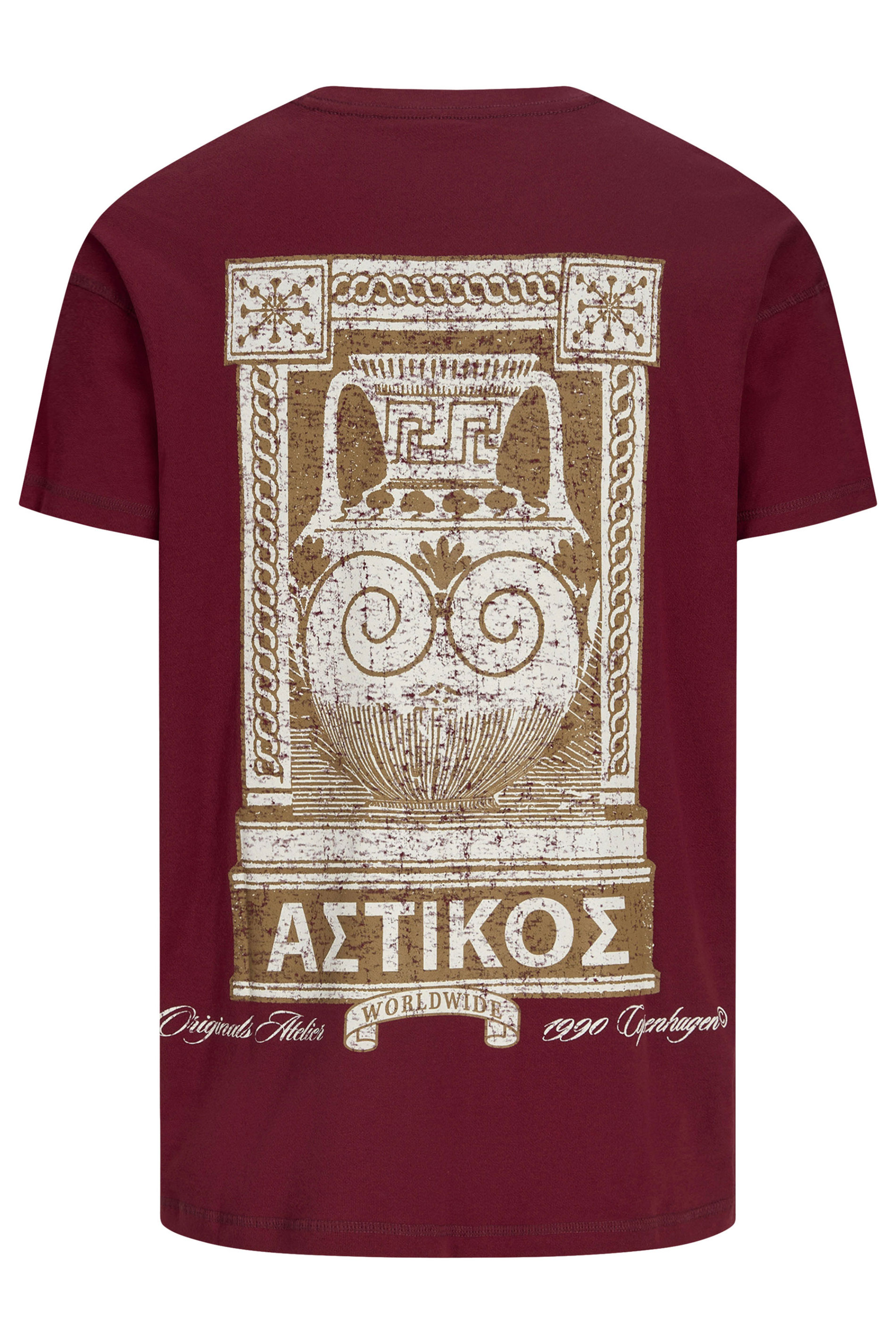 JACK & JONES Big & Tall Red Back Print T-Shirt | BadRhino 5