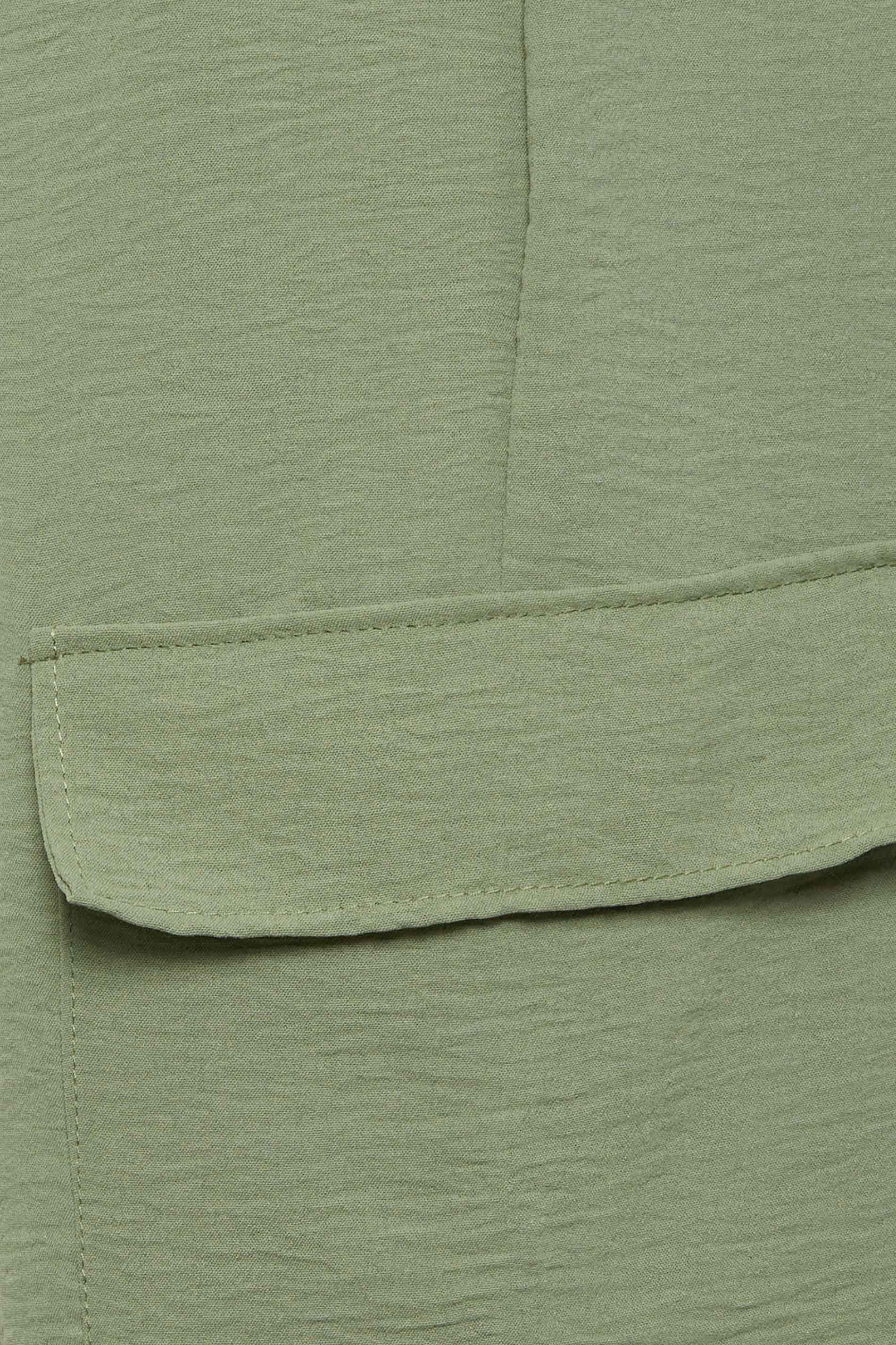 M&Co Khaki Green Cargo Slim Leg Trousers | M&Co 3