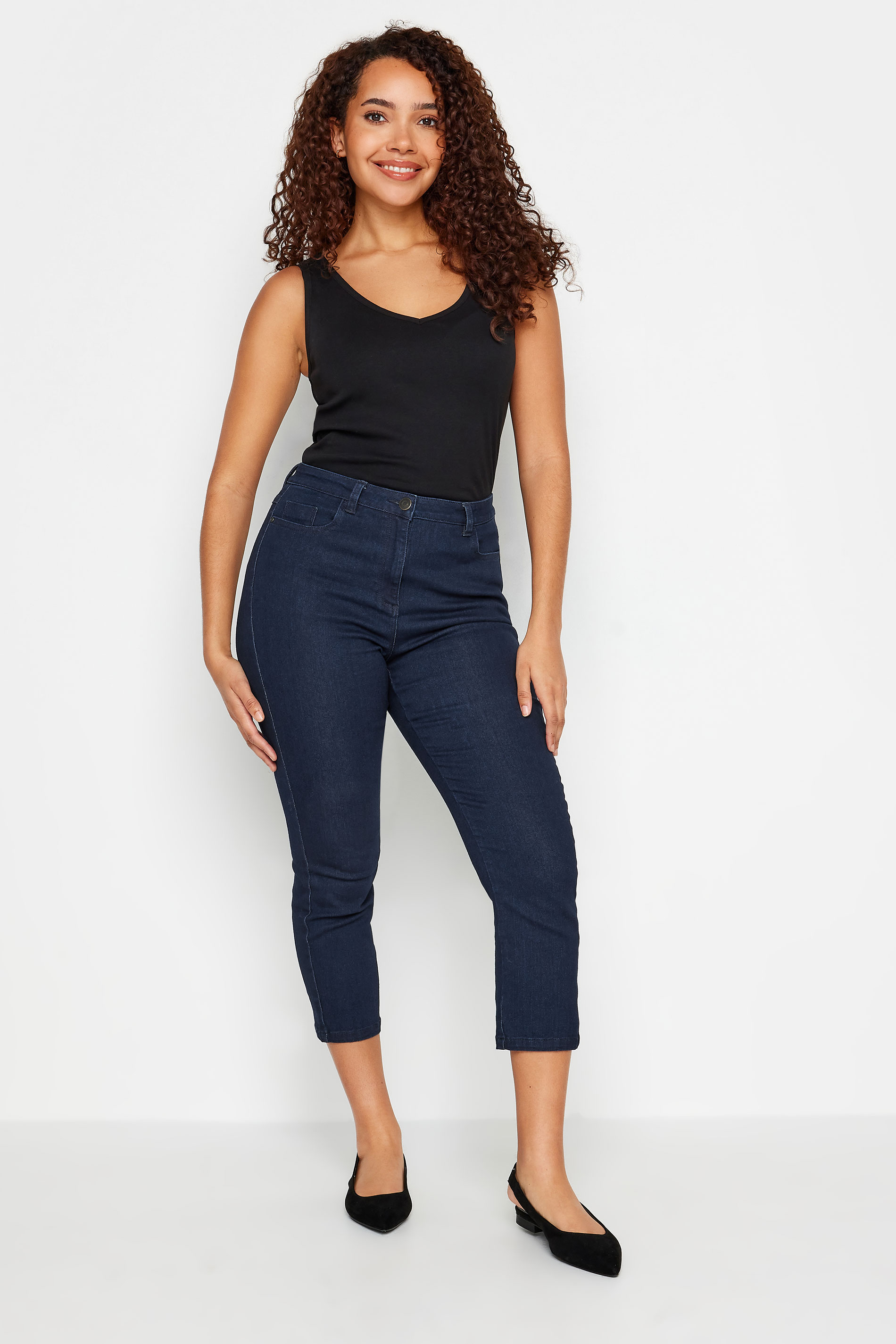 M&Co Indigo Blue Cropped Jeans | M&Co 2