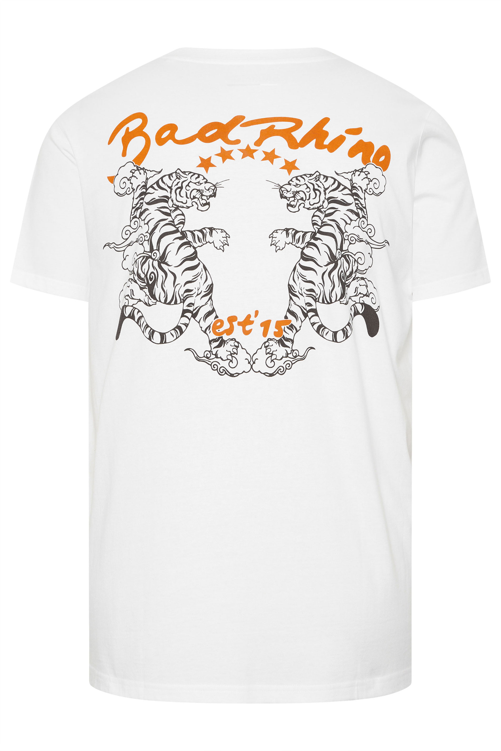 BadRhino Big & Tall White Tiger Graphic T-Shirt | BadRhino 7