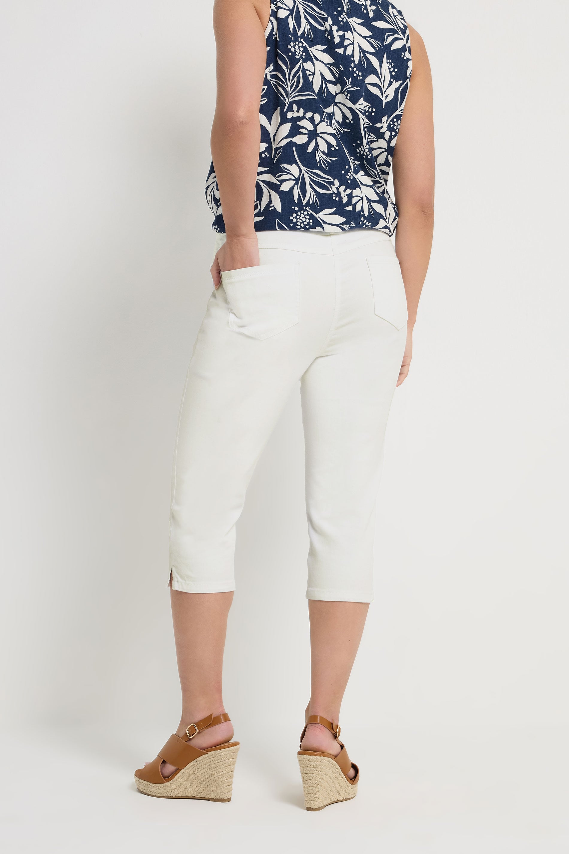 M&Co White Capri Jeans | M&Co 4