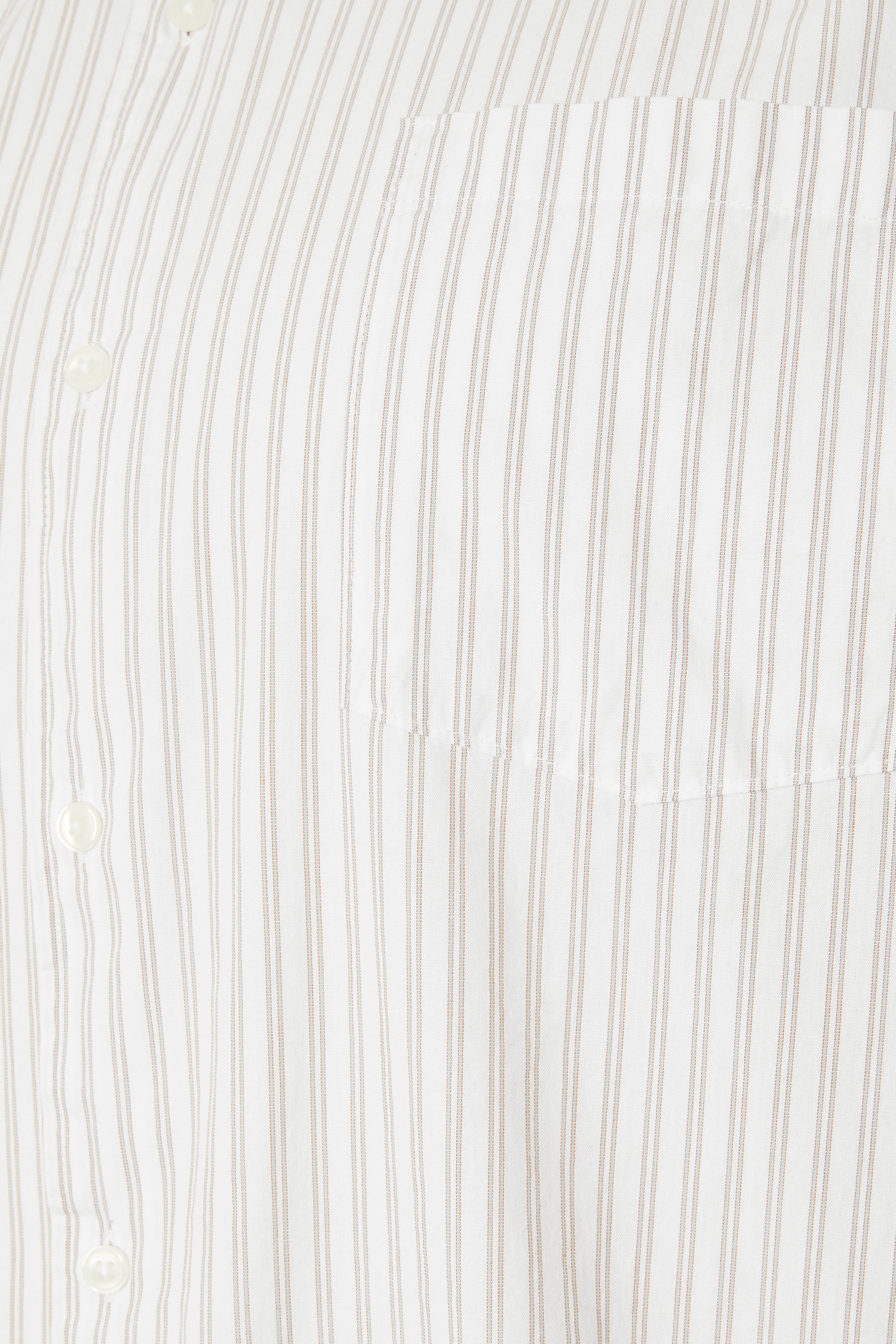 JACK & JONES Big & Tall White & Green Striped Poplin Shirt | BadRhino 5