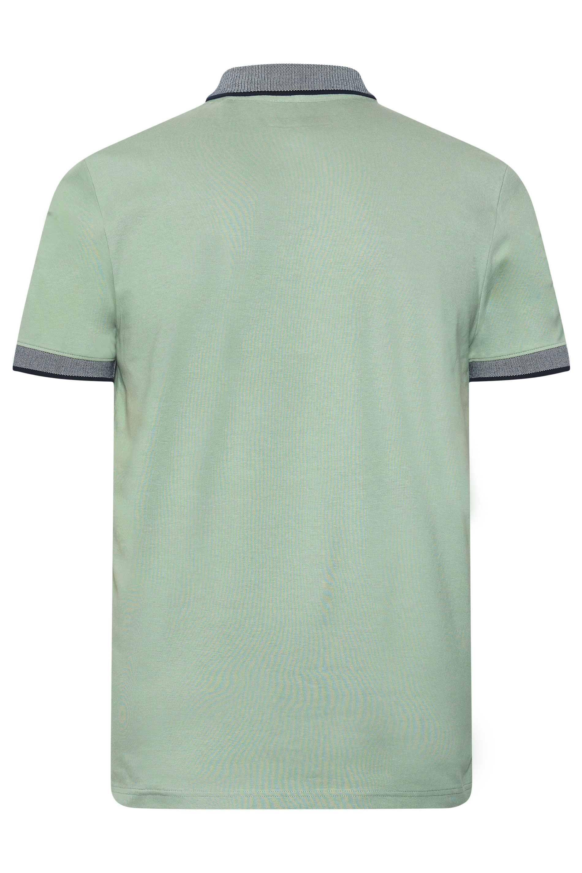 BadRhino Big & Tall Green Chambray Pocket Polo Shirt | BadRhino 7