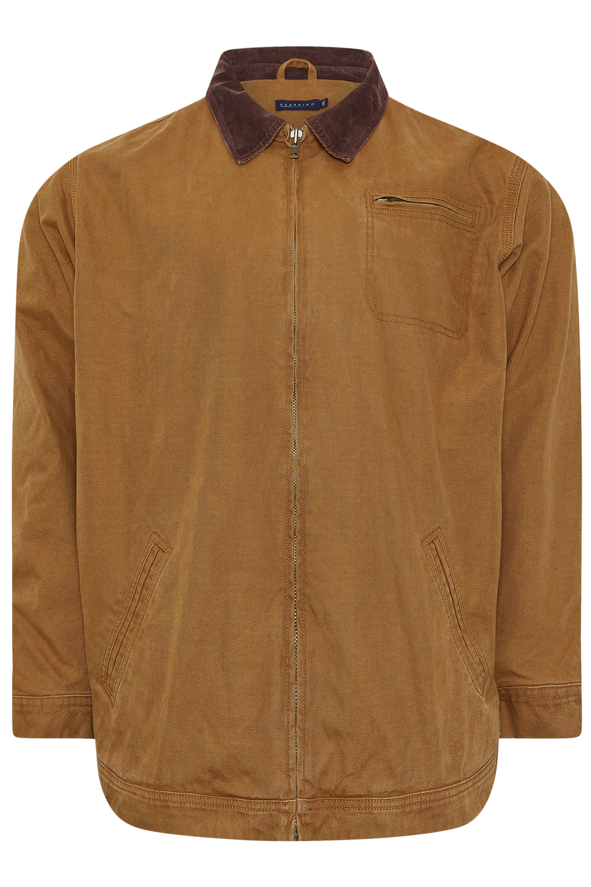 BadRhino Big & Tall Brown Canvas Worker Jacket | BadRhino 6
