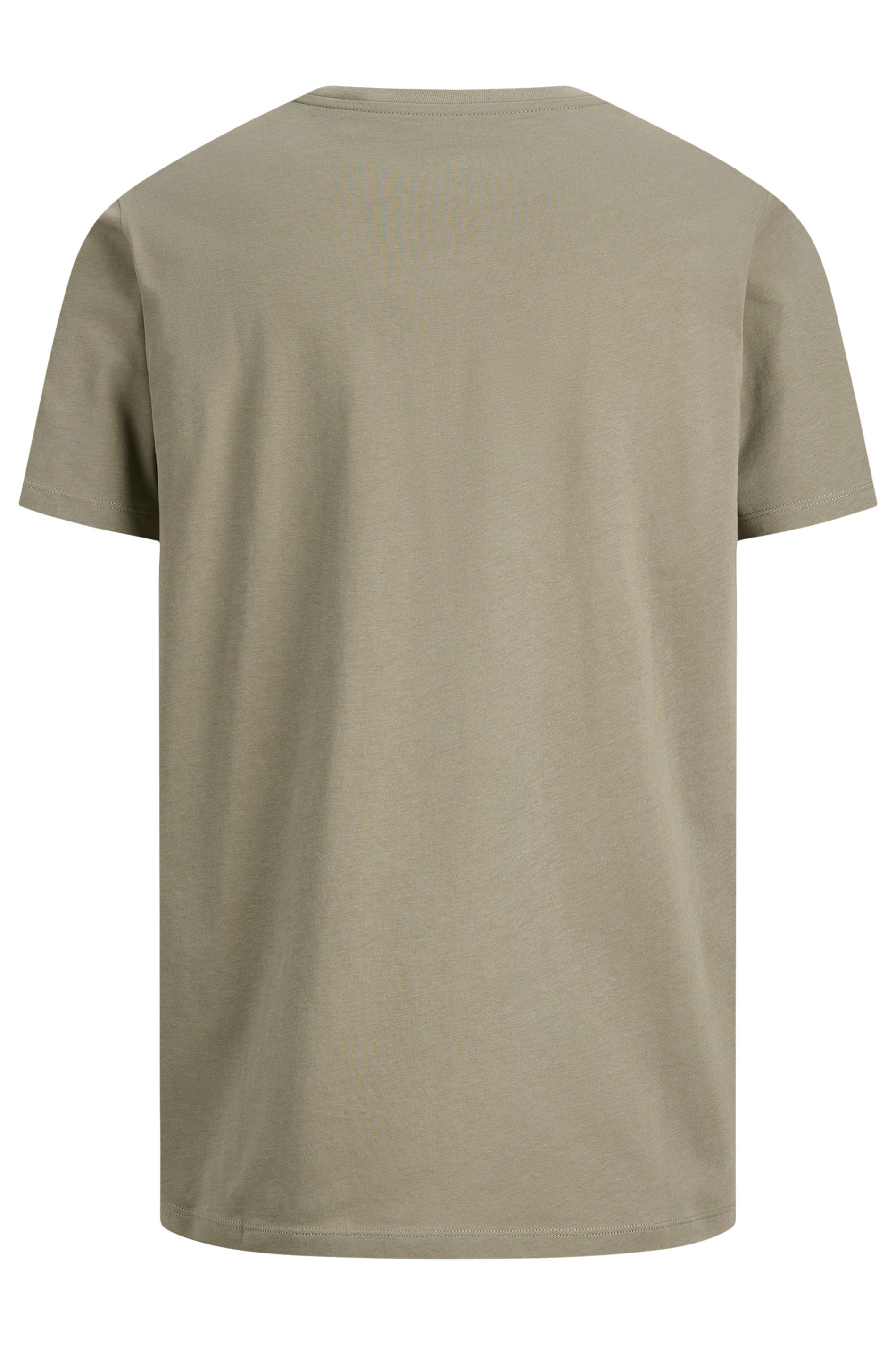 JACK & JONES Big & Tall Vetiver Green Graphic T-Shirt | BadRhino 4