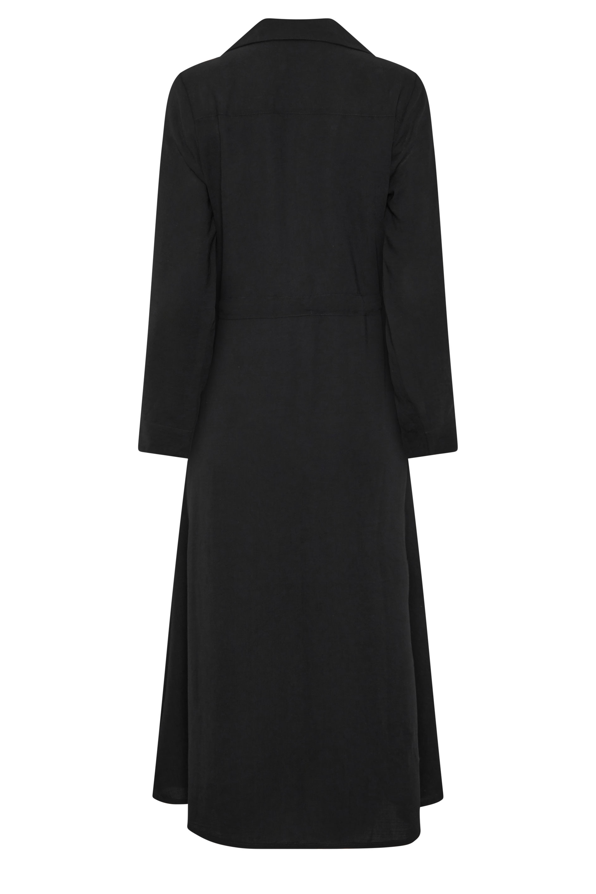 M&Co Black Long Sleeve Utility Shirt Dress | M&Co 2